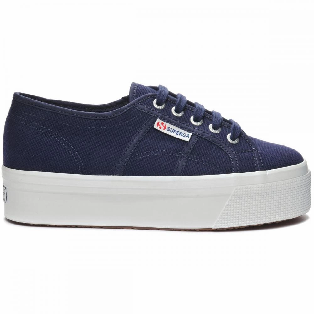 Superga sneakers con zeppa da donna 2790 Cotw Up and Dowd S0001L0 933 blu Best Sneakers For Workout