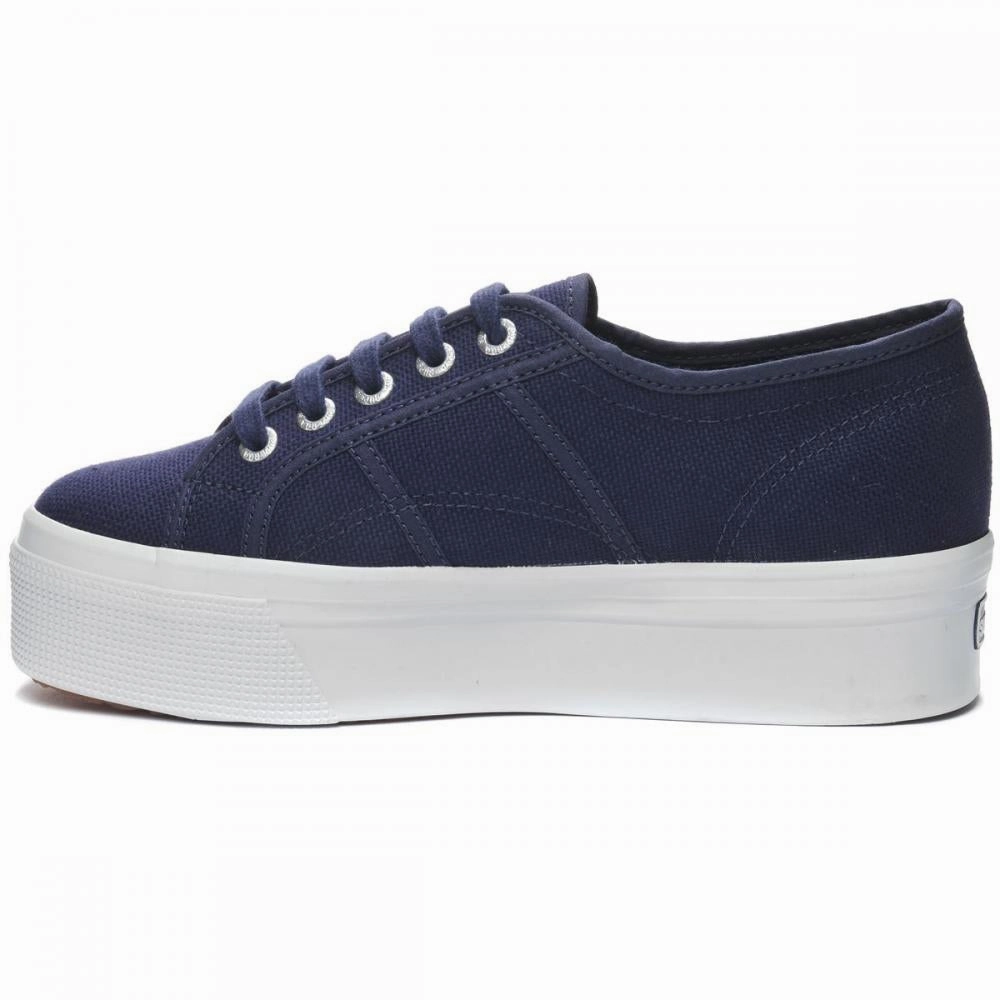 Superga sneakers con zeppa da donna 2790 Cotw Up and Dowd S0001L0 933 blu Sneakers Sale