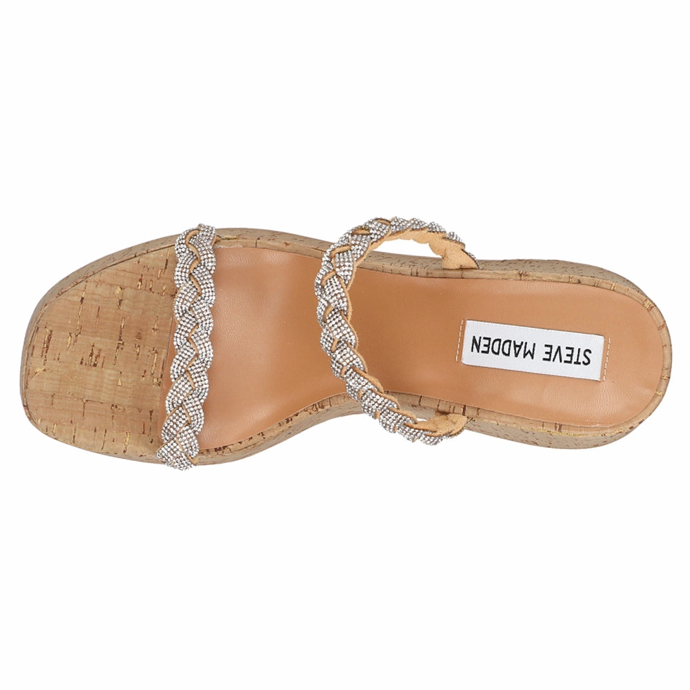 Rockstud Flat Sandals Danya Rhinestone Wedge Sandal