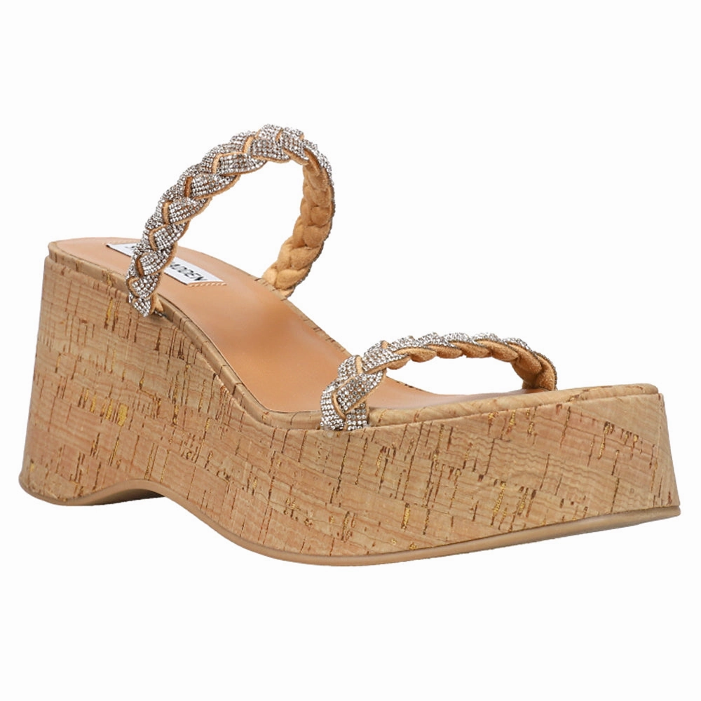 Danya Rhinestone Wedge Sandal Clarks Sandals Clearance