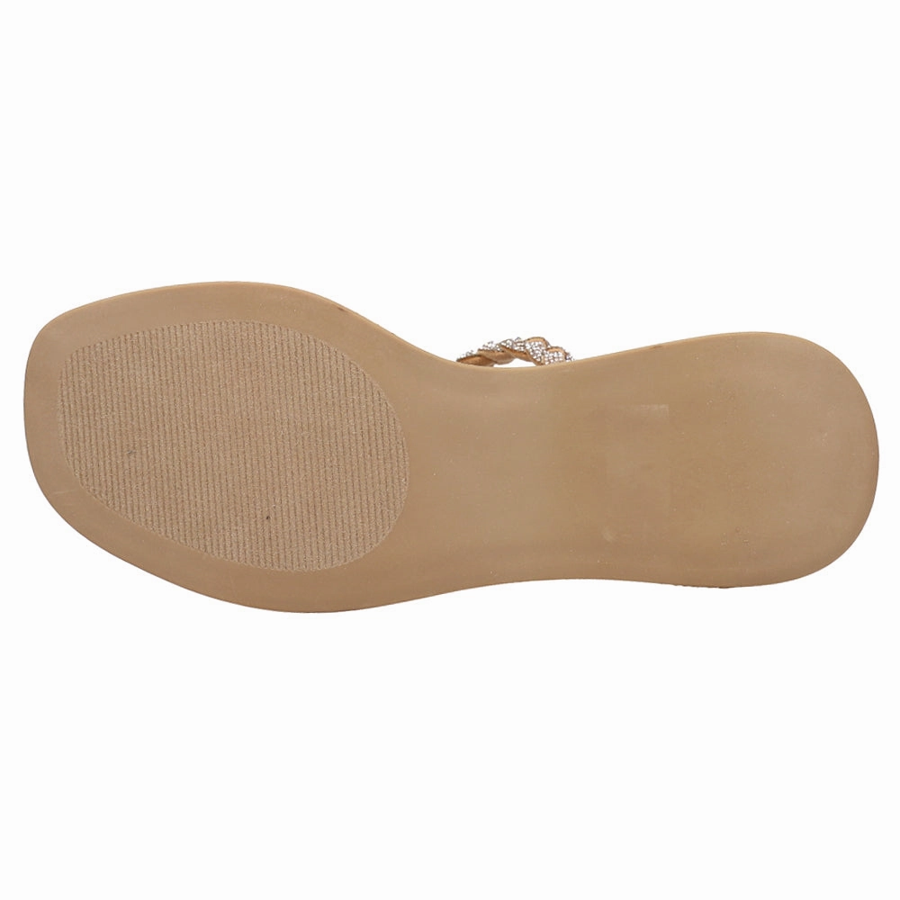 Danya Rhinestone Wedge Sandal Acg Sandals