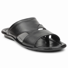 Coolers Black Casual Slipper For Men COOL99-704 By Liberty Winnie The Pooh Slippers