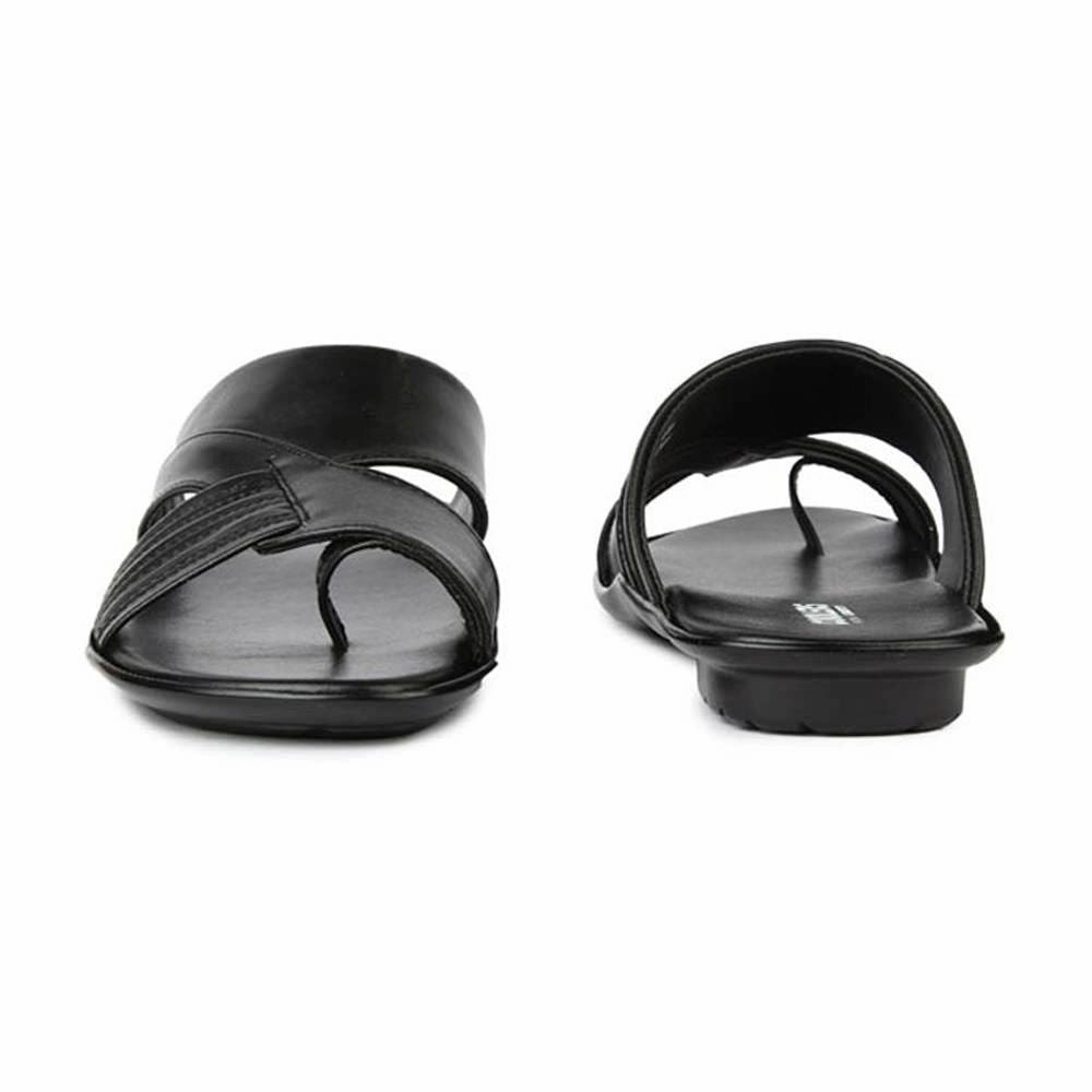 Coolers Black Casual Slipper For Men COOL99-81 By Liberty Crocs Slide