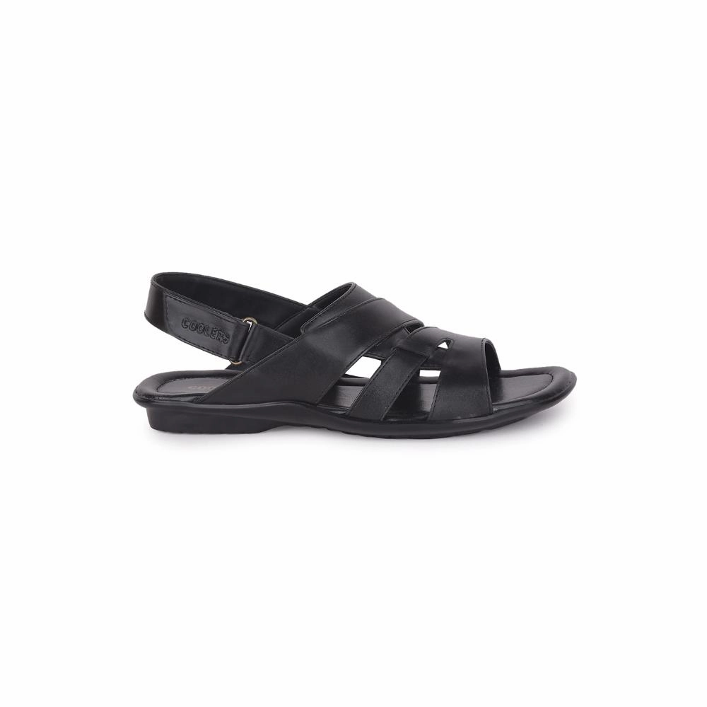 Sandals Travel Insurance Coolers By Liberty COOL99-90 Mens Black Formal Sandal