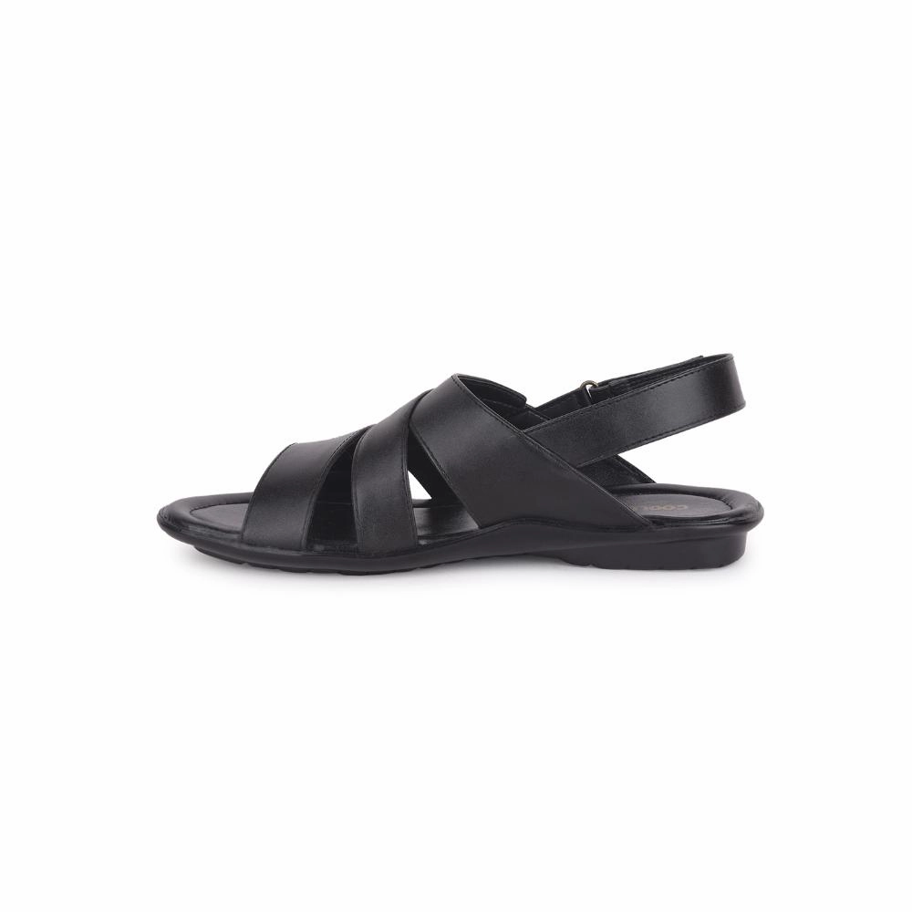 Coolers By Liberty COOL99-90 Mens Black Formal Sandal Sandals Nassau