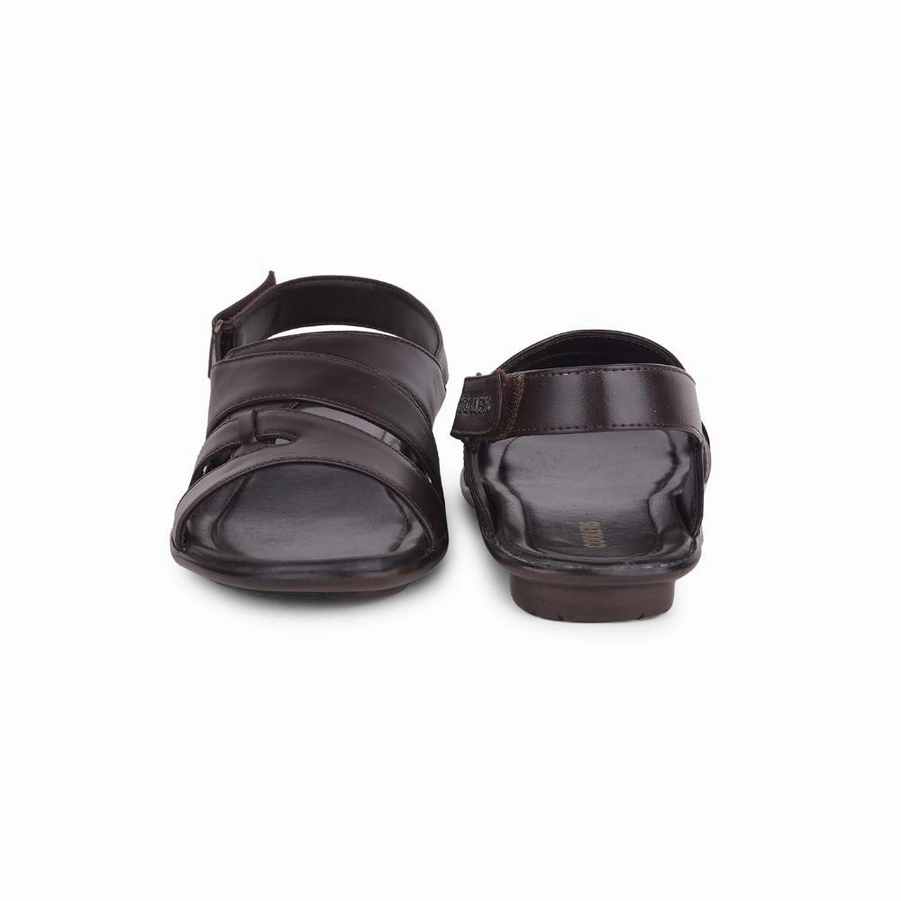 Sandals With A Buckle Coolers By Liberty COOL99-90 Mens Brown Formal Sandal