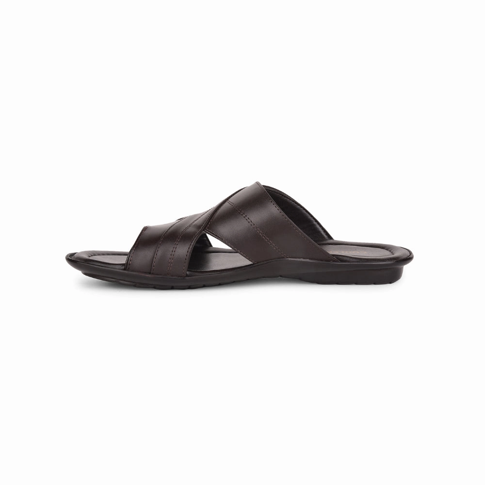 Dressy Slides Coolers By Liberty COOL99-91 Casual Slippers For Men - Brown