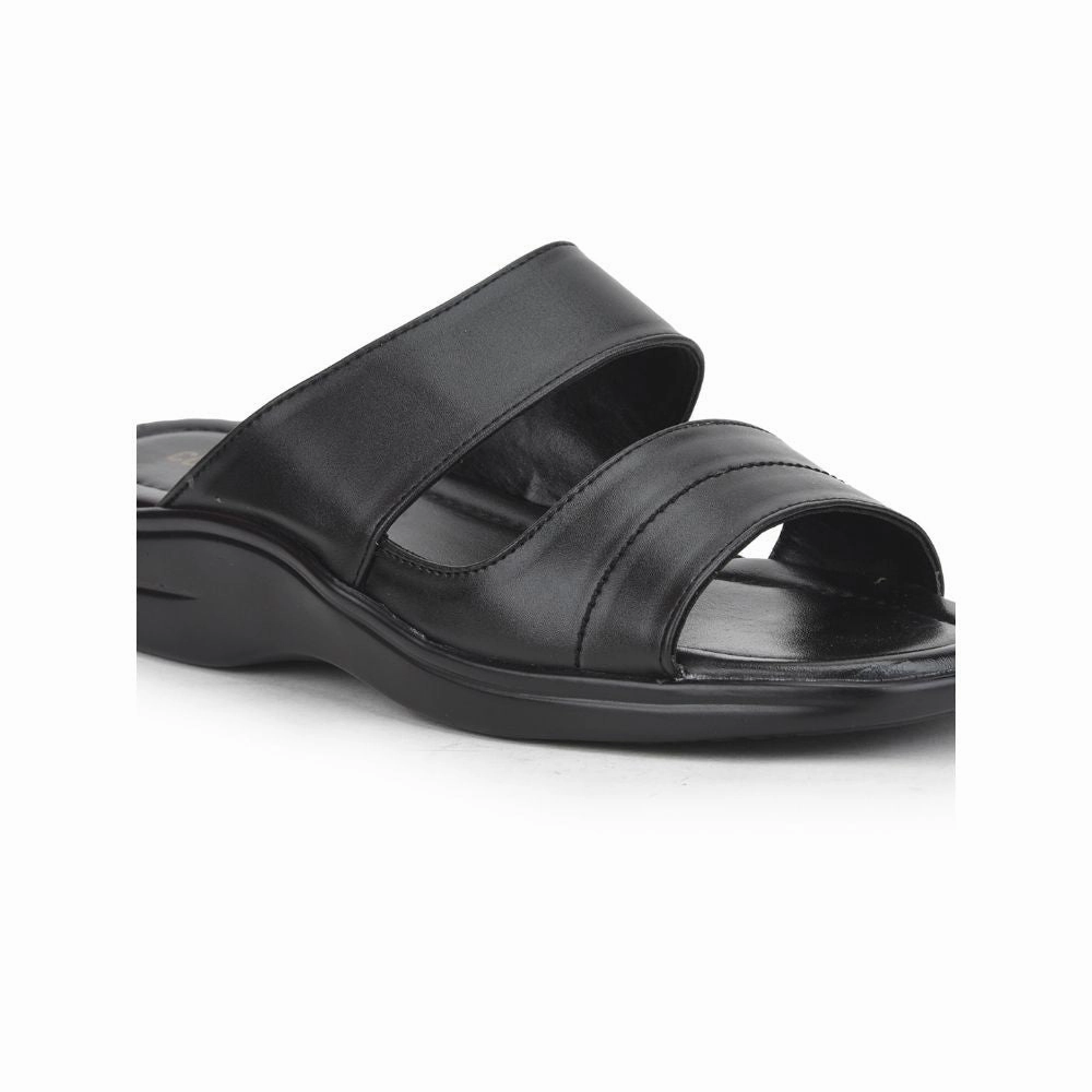 Coolers Casual Black Slippers For Men 2050-S209 By Liberty Belle Slippers