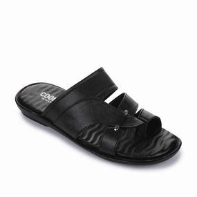 Coolers Casual Black Slippers For Men TRL-113 By Liberty Western Chief Slippers