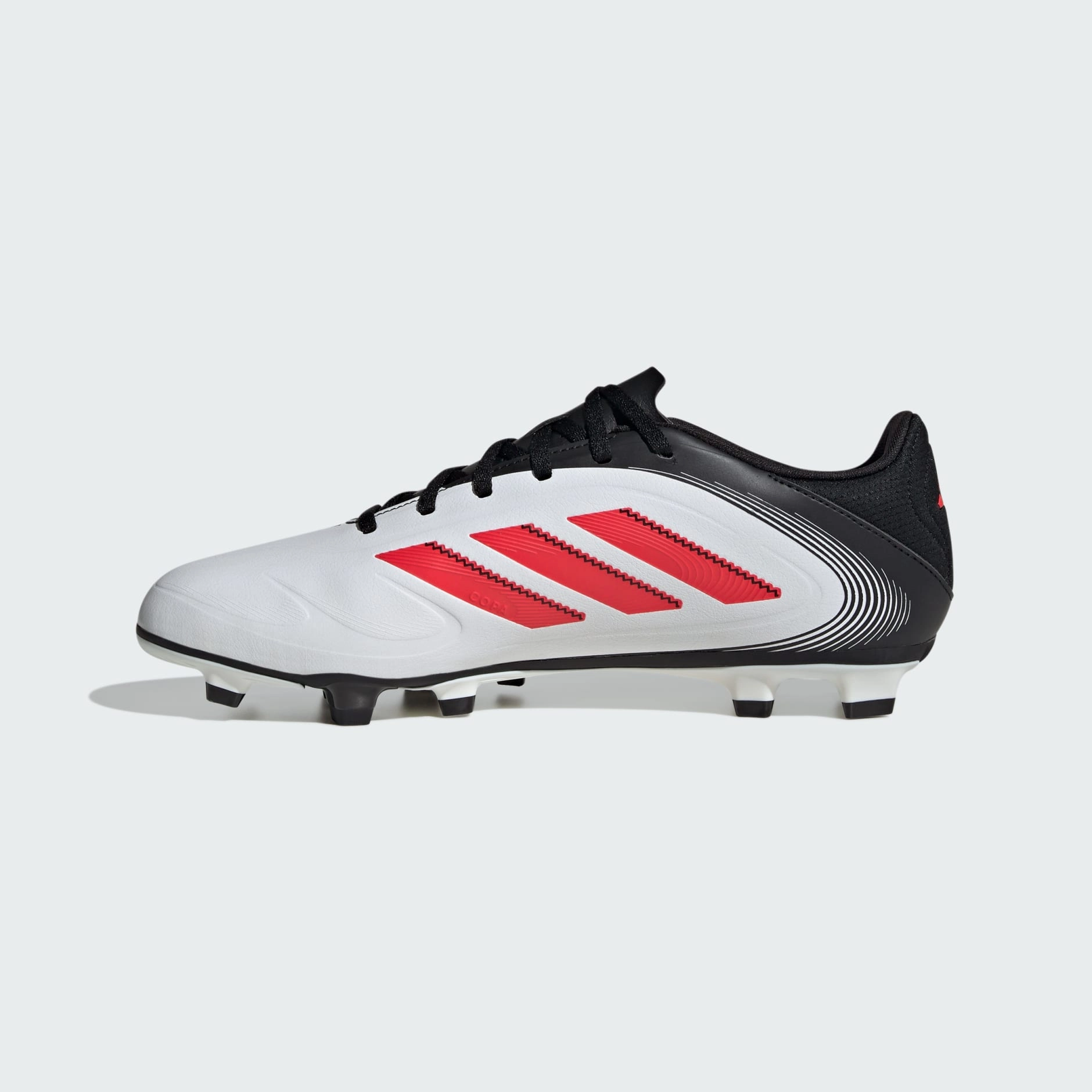 Adidas Three Stripes Shoes COPA PURE 3 CLUB FIRM/MULTI-GROUND BOOTS - Cloud White / Lucid Red / Core Black