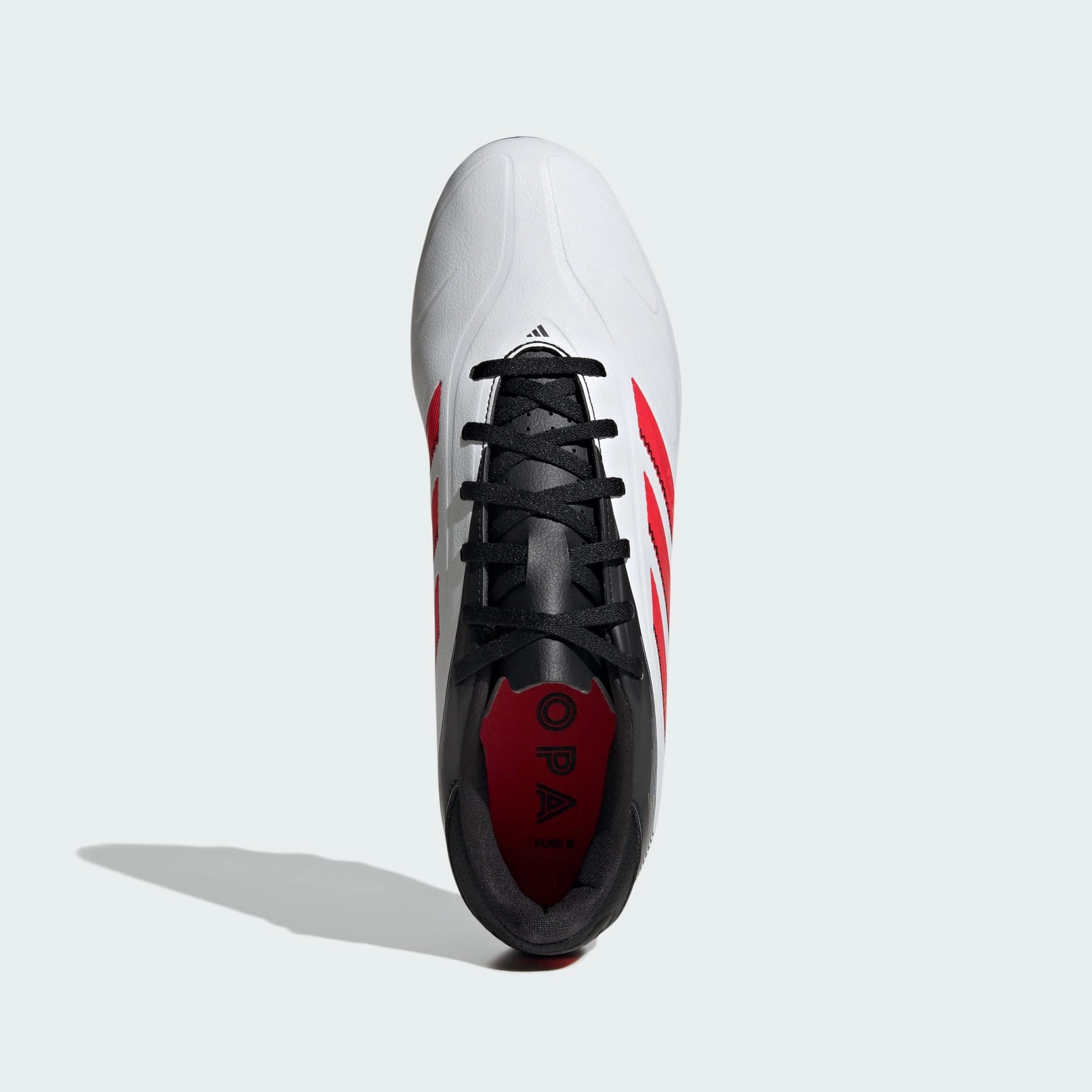 COPA PURE 3 CLUB FIRM/MULTI-GROUND BOOTS - Cloud White / Lucid Red / Core Black Adidas Running Shoes Under 100 Euros