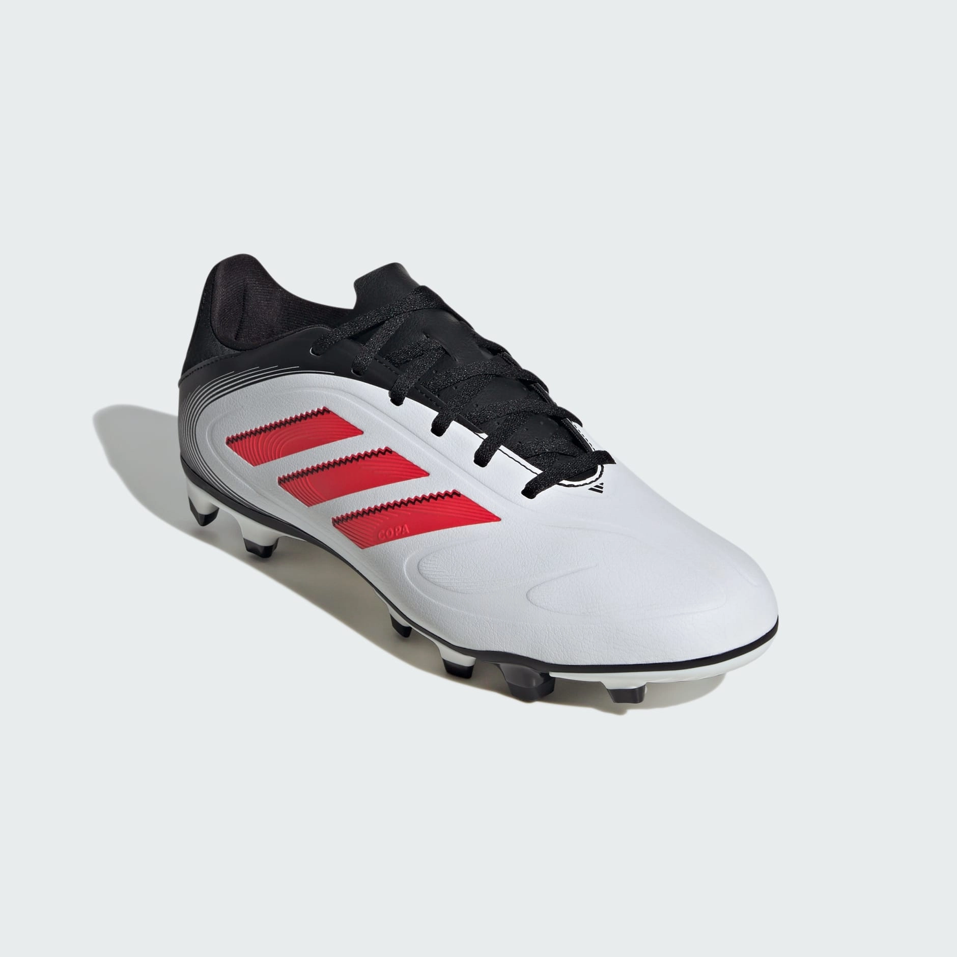 Adidas Codechaos 21 Golf Shoes COPA PURE 3 CLUB FIRM/MULTI-GROUND BOOTS - Cloud White / Lucid Red / Core Black
