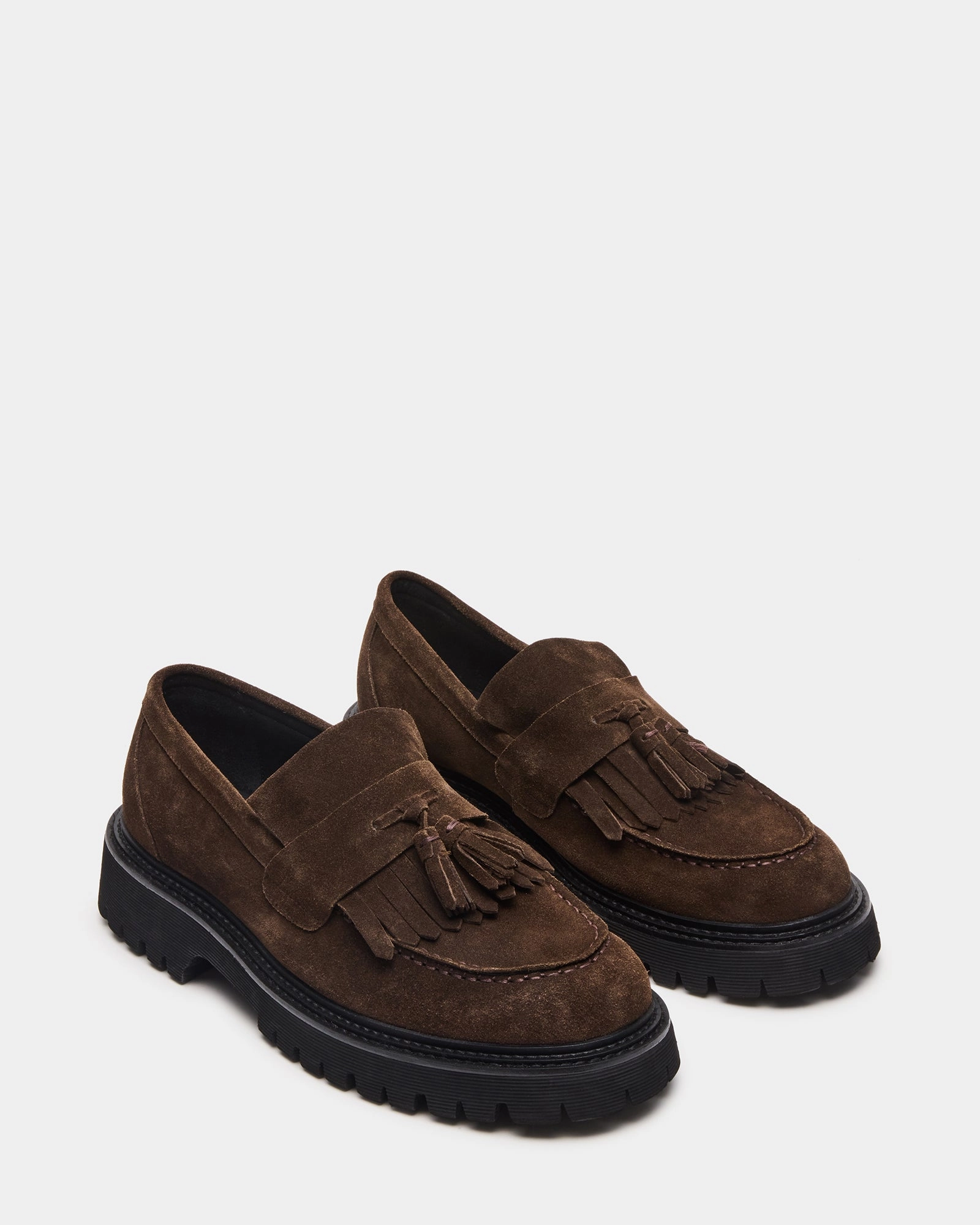 ZEV BROWN SUEDE Arch Support Loafers