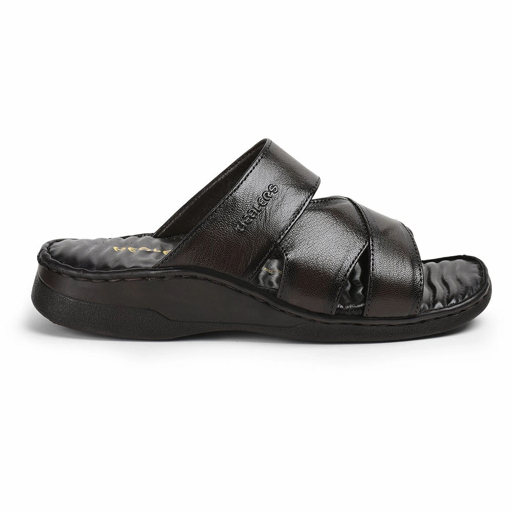 Romeo Slippers Healers By Liberty Men 2191-51 Brown Casual Slippers