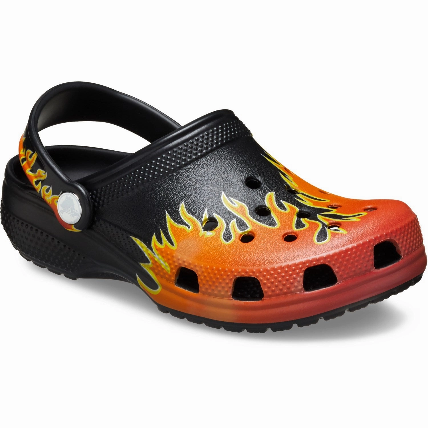 Sandals Resort Punta Cana Crocs Black/Multi Classic Flames Clog