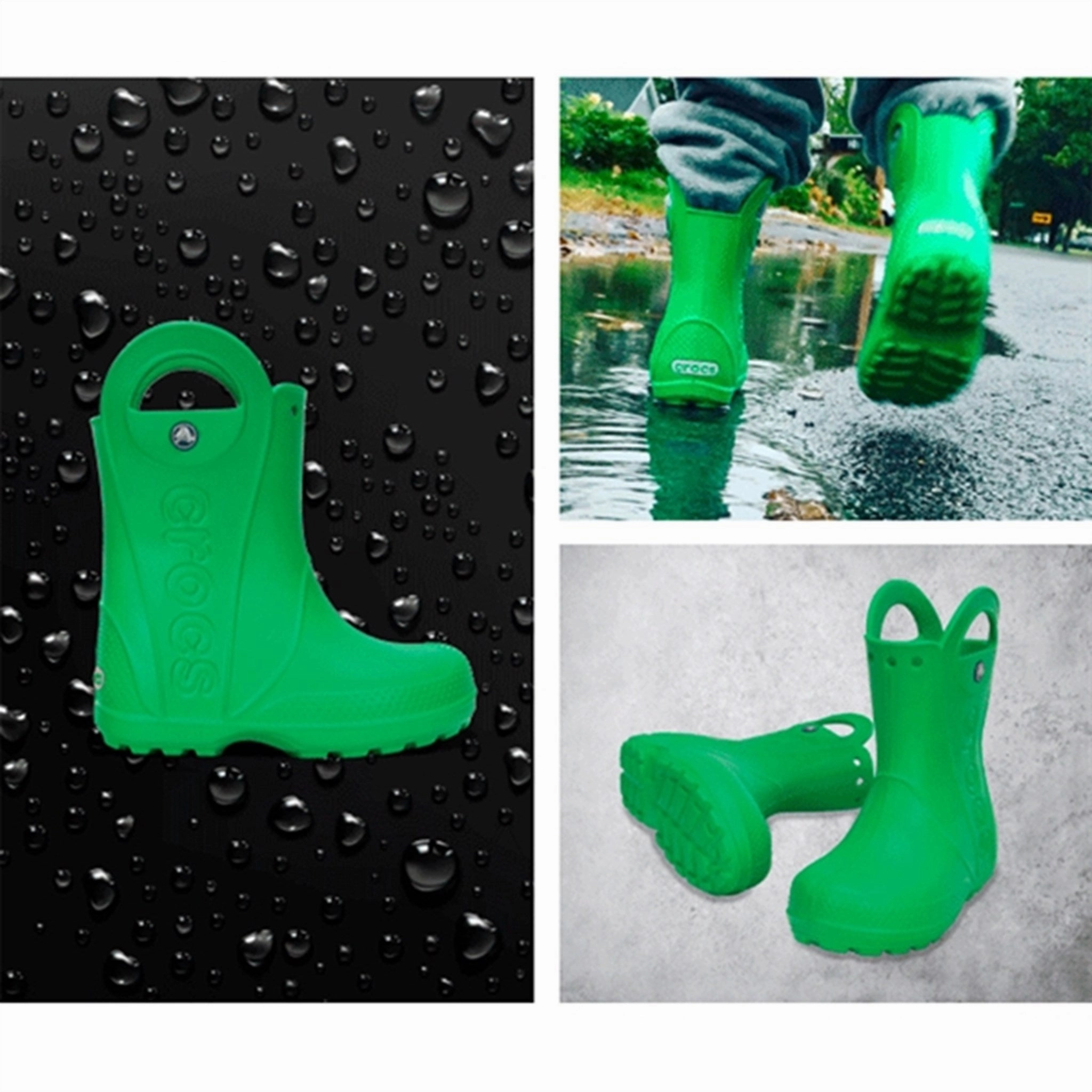 Survivor Boots Crocs Handle It Rain Boots Grass Green