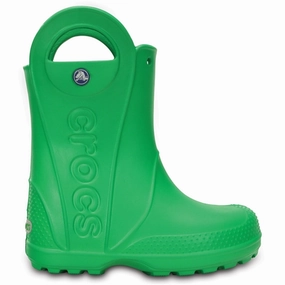 Crocs Handle It Rain Boots Grass Green Work Boots