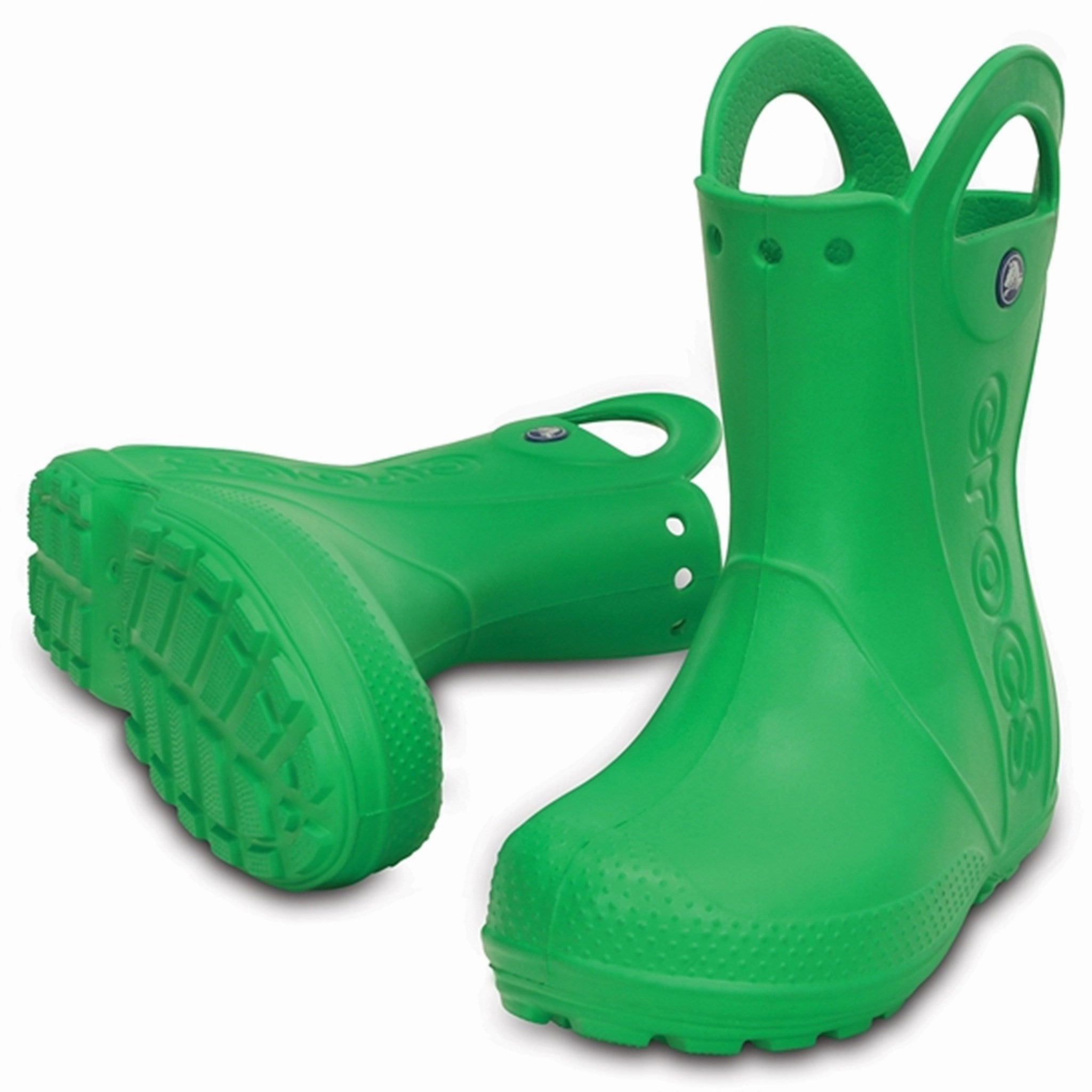 Crocs Handle It Rain Boots Grass Green Leg Warmer Boots