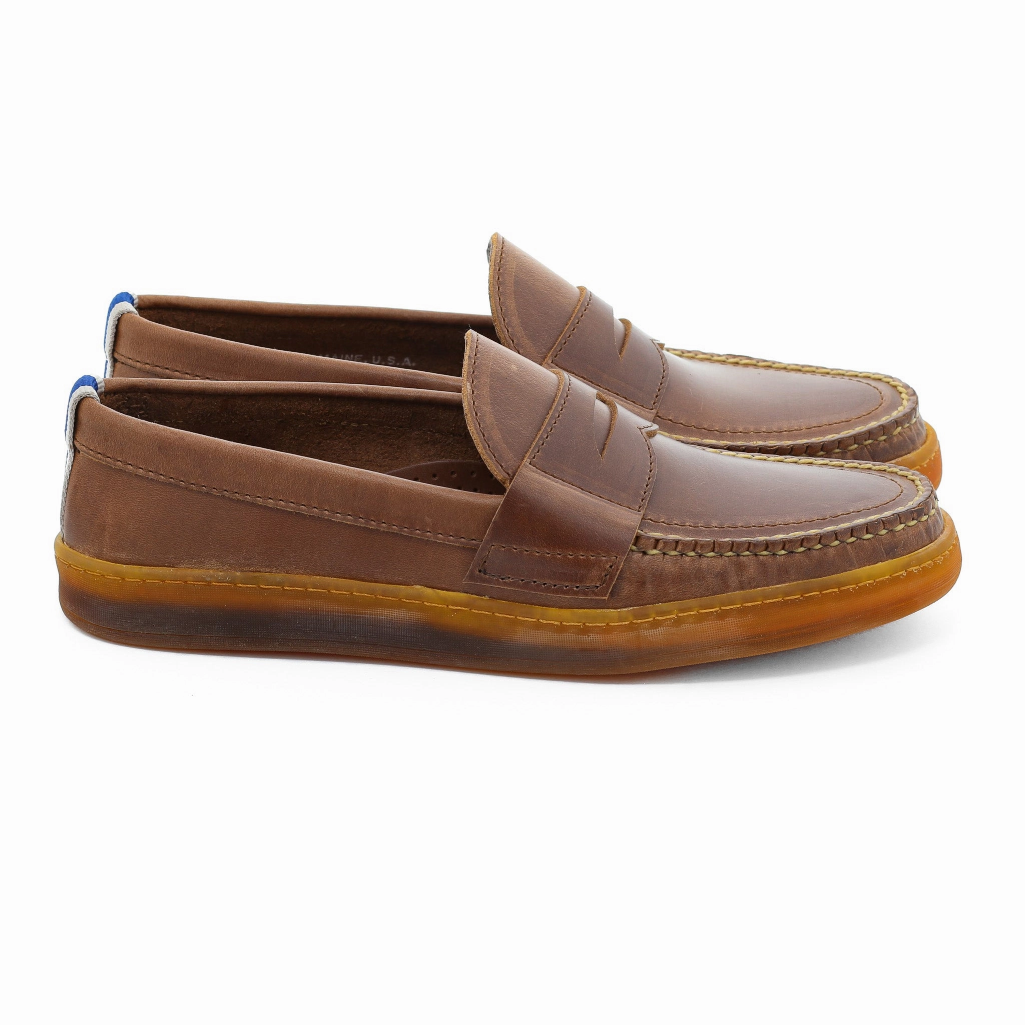Cup Sole Penny Moc - Natural Loafers Station