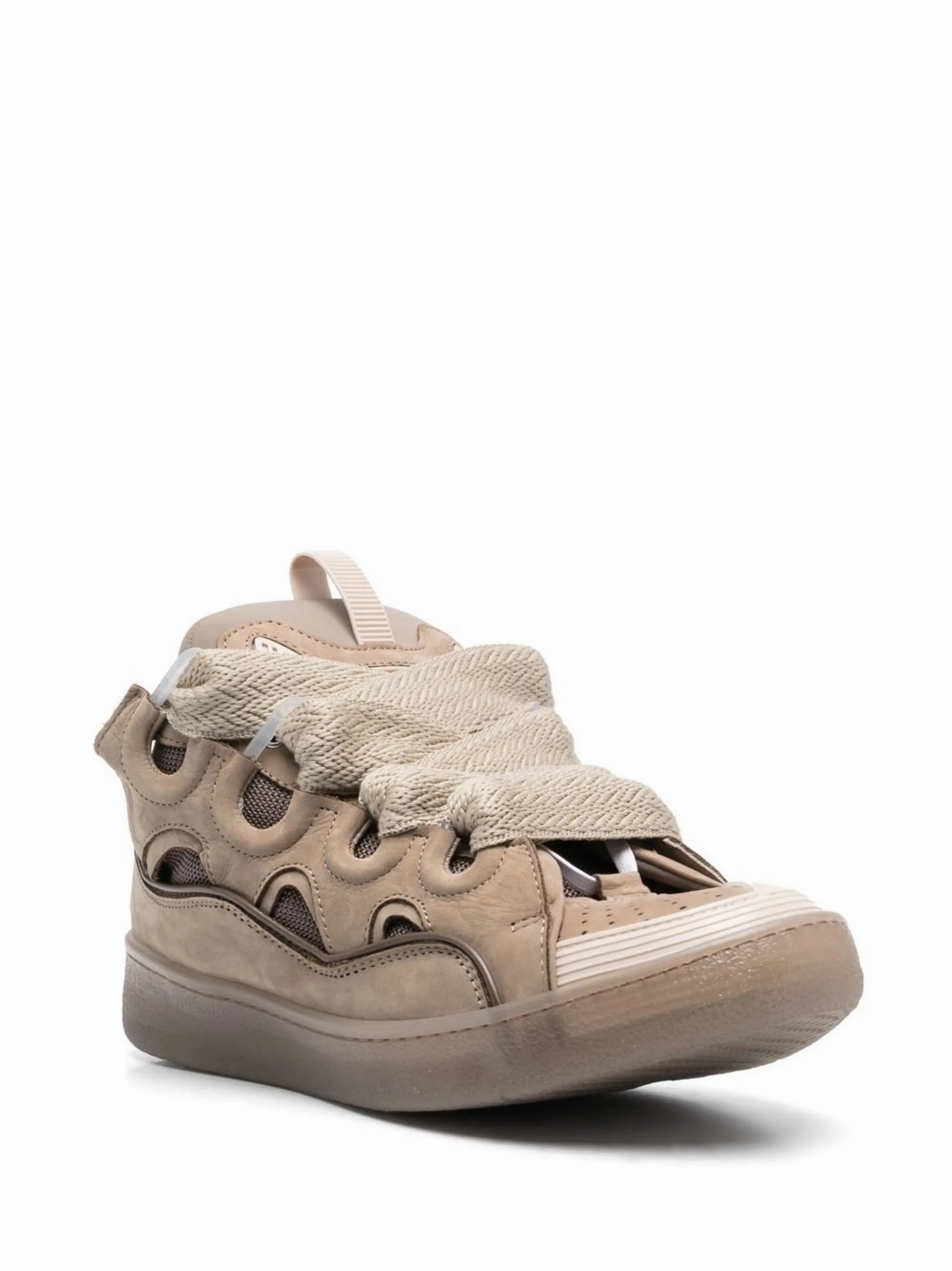 Curb lace-up sneakers Flat Trail Running Shoes