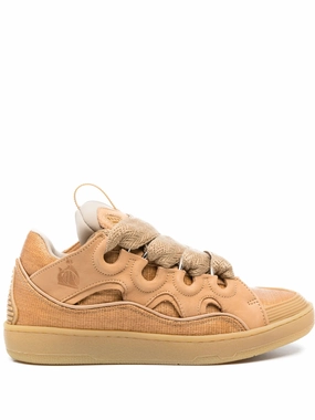 Good Shoe Brands For Flat Feet Curb raffia low-top sneakers