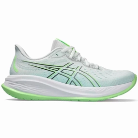 Men's Asics Gel-Cumulus 26, White/Sheet Rock, 13 D Medium Saucony Asics Running Shoes