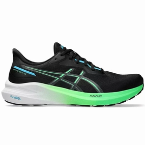 Men's Asics GT-1000 13, Black/Digital Aqua, 9.5 D Medium Asics Gel Venture 5 Running Shoes