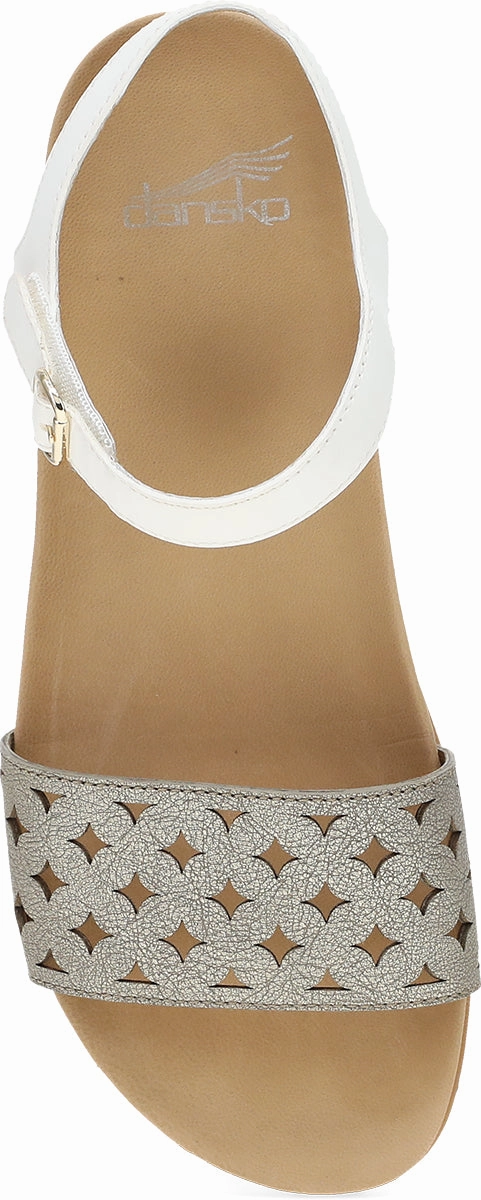 DANSKO JODIE WHITE- FINAL SALE Patent Leather Dress Shoes