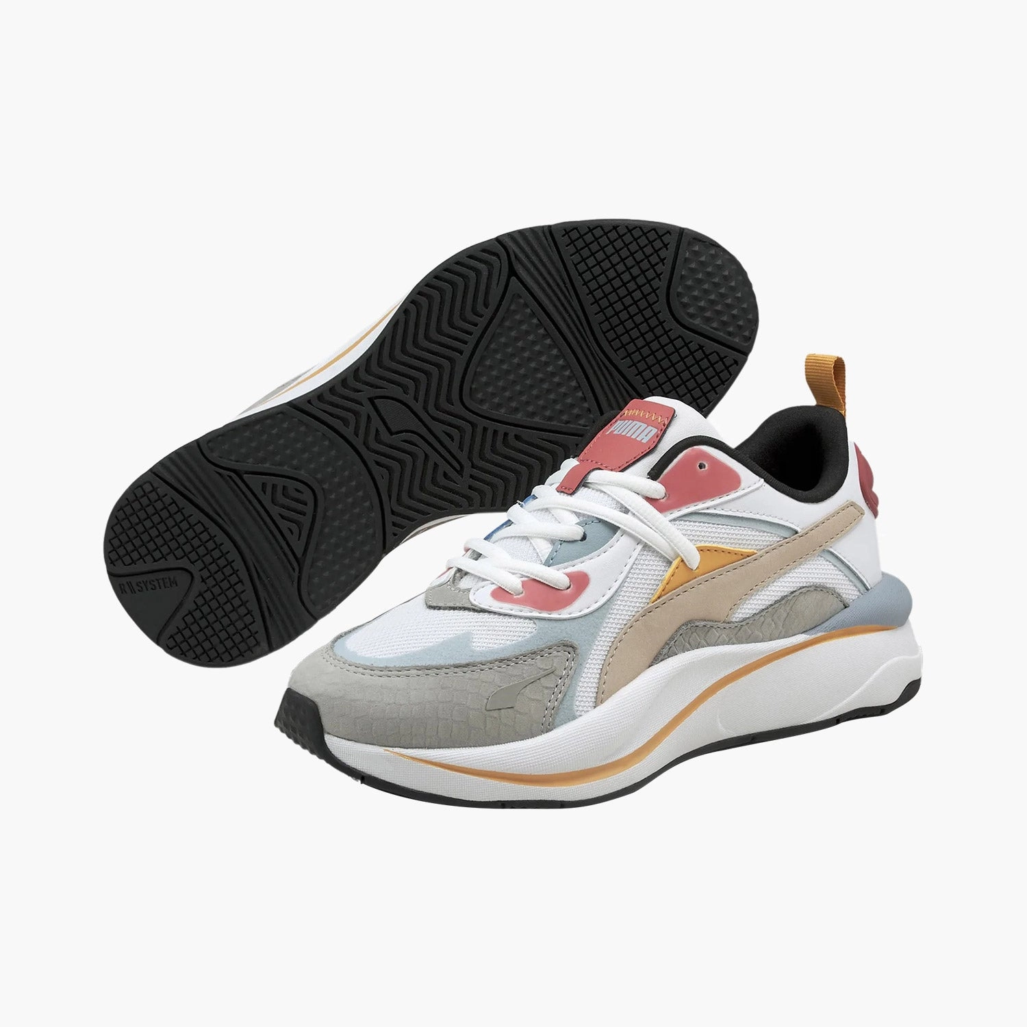 Puma Court Rider Chaos Basketball Shoes Women's RS Curve Bright Height Shoes