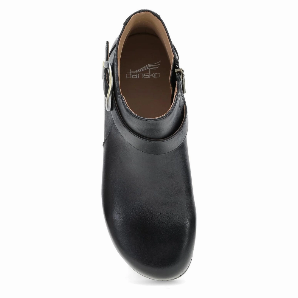 Korkers Boots Dansko Brennan Black Calf Leather Boot (Women's)