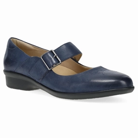 Dansko Collette Navy Burnished Nubuck Mary Jane (Women's) Homecoming Dress With Shoes