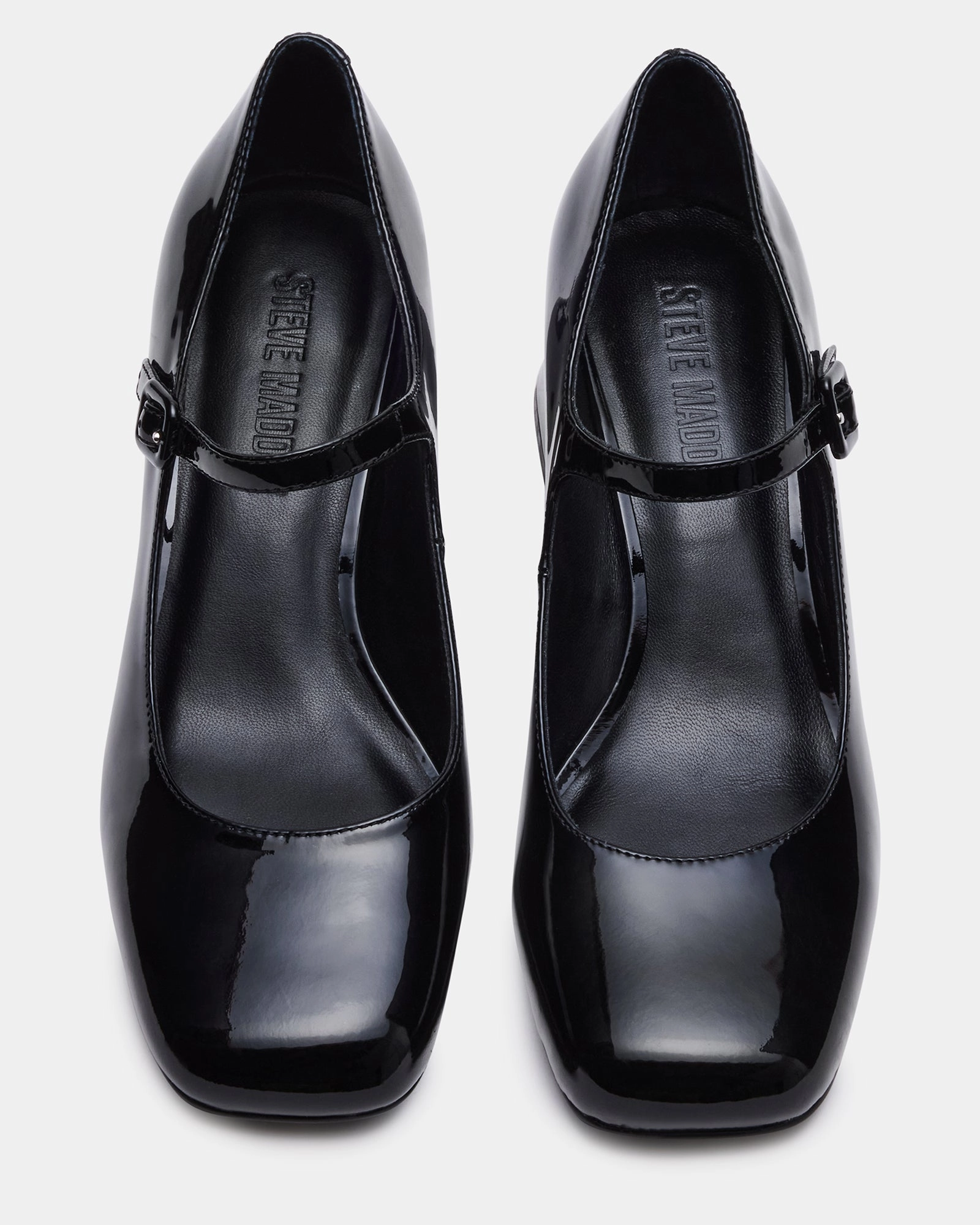 DARCEY BLACK PATENT Loafers Slides