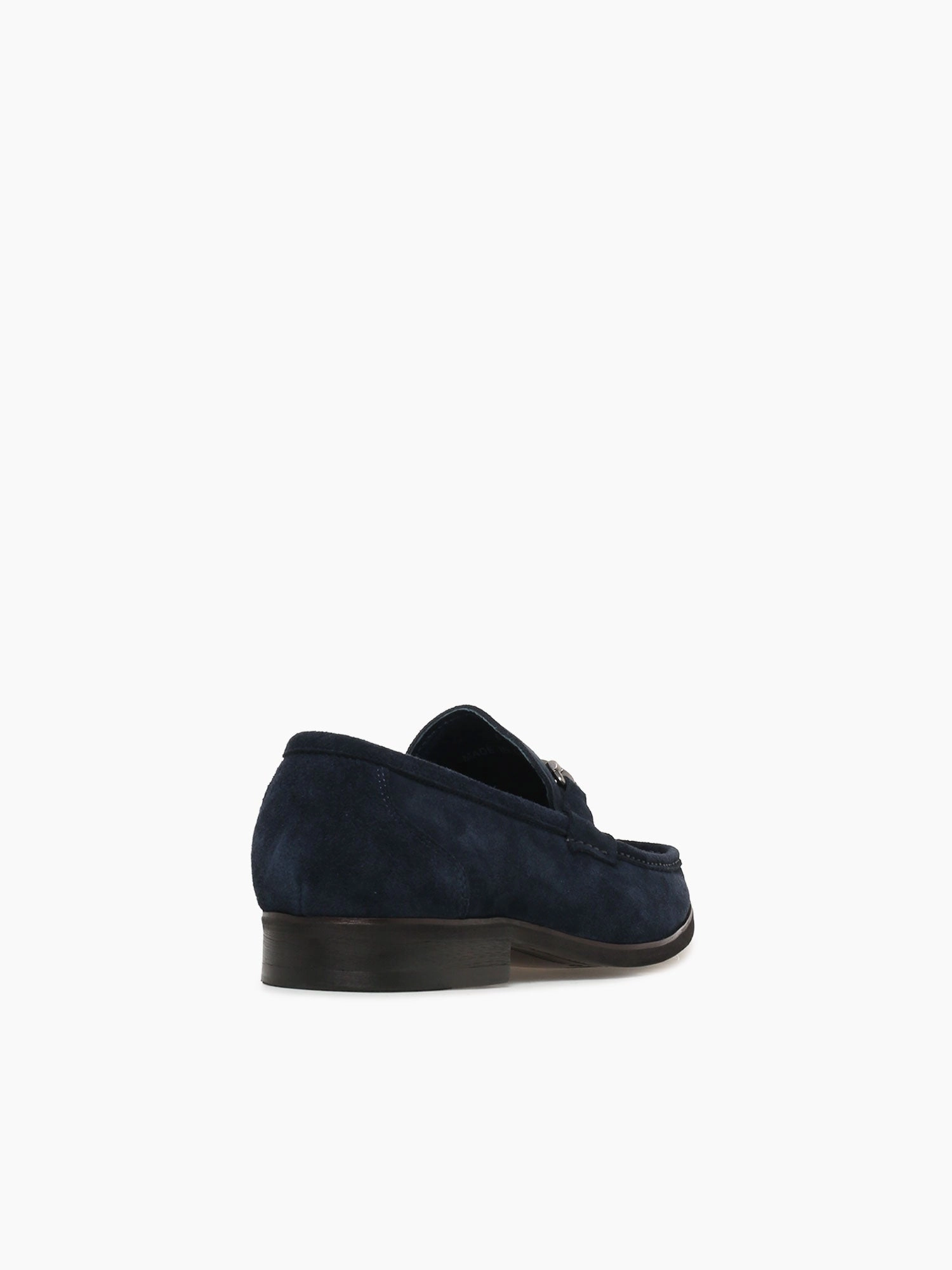 Darius Navy Suede Flat Heel Shoes