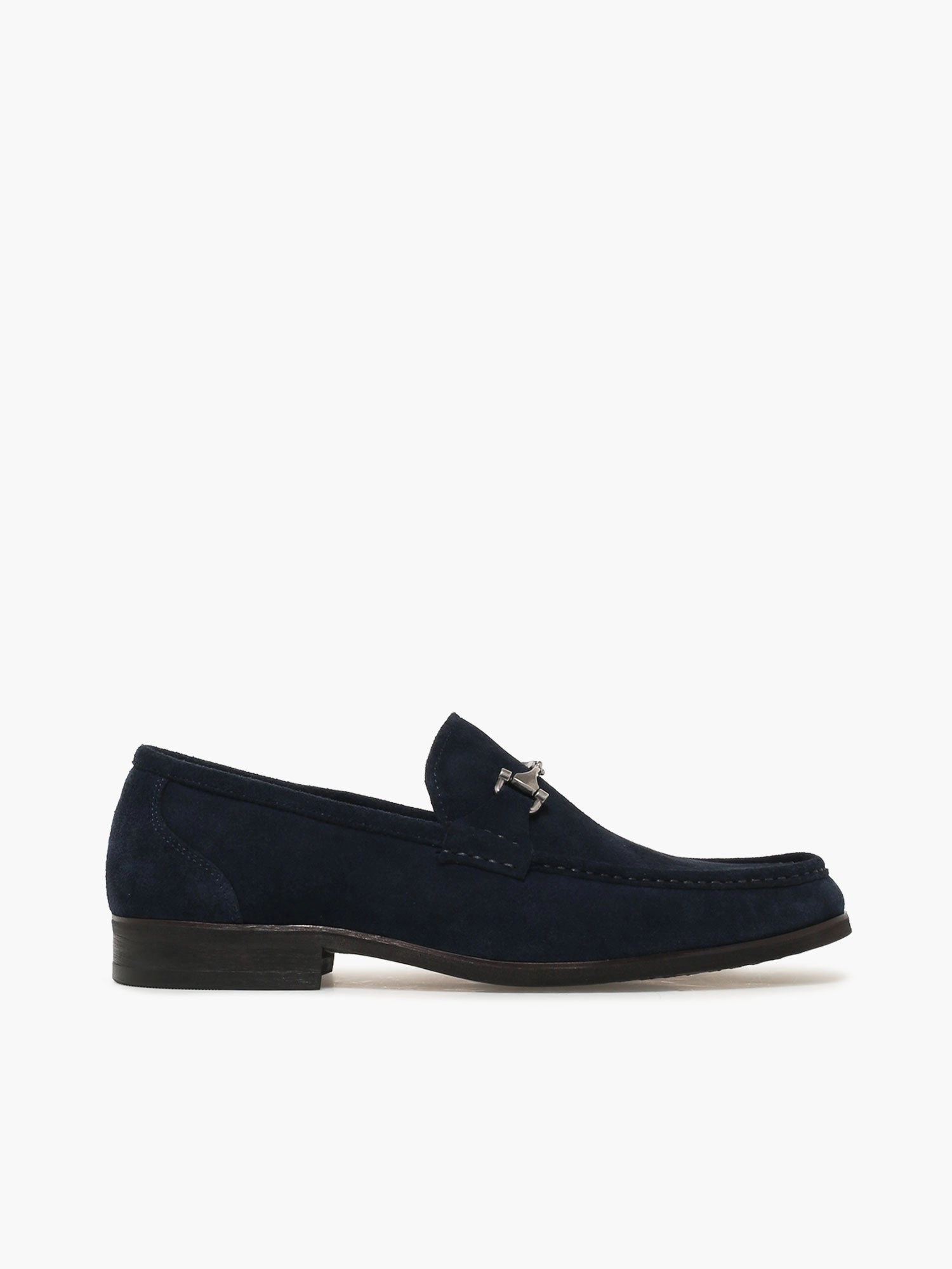 Flat Shoes For Teachers Darius Navy Suede