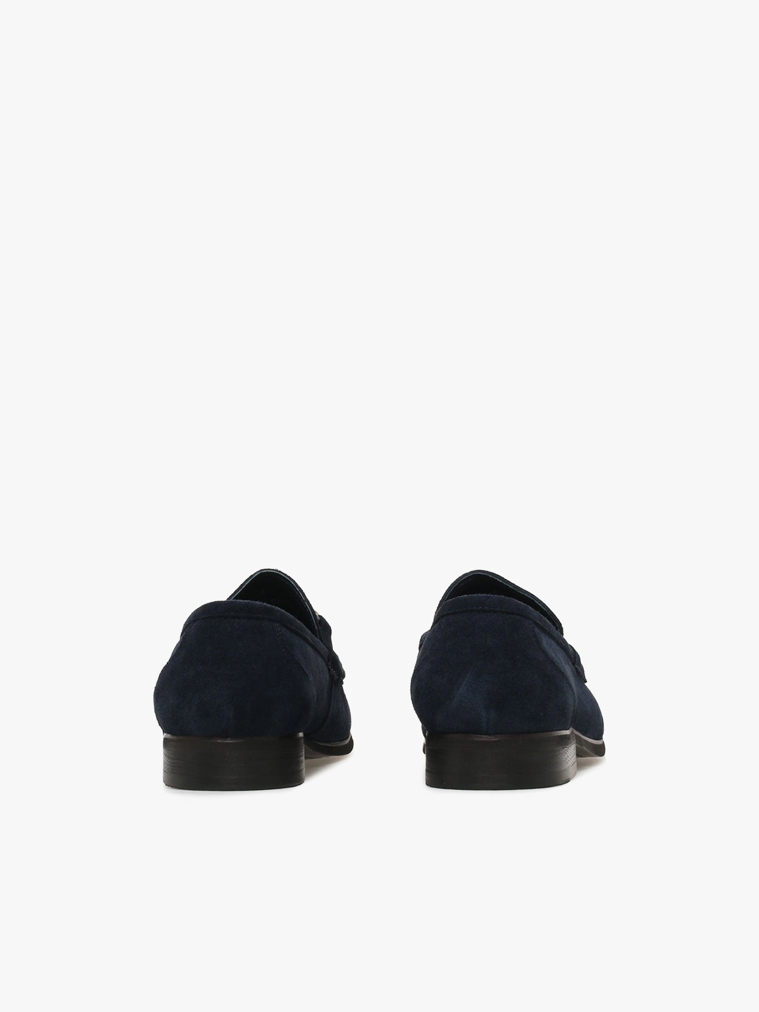 T Flat Shoes Darius Navy Suede