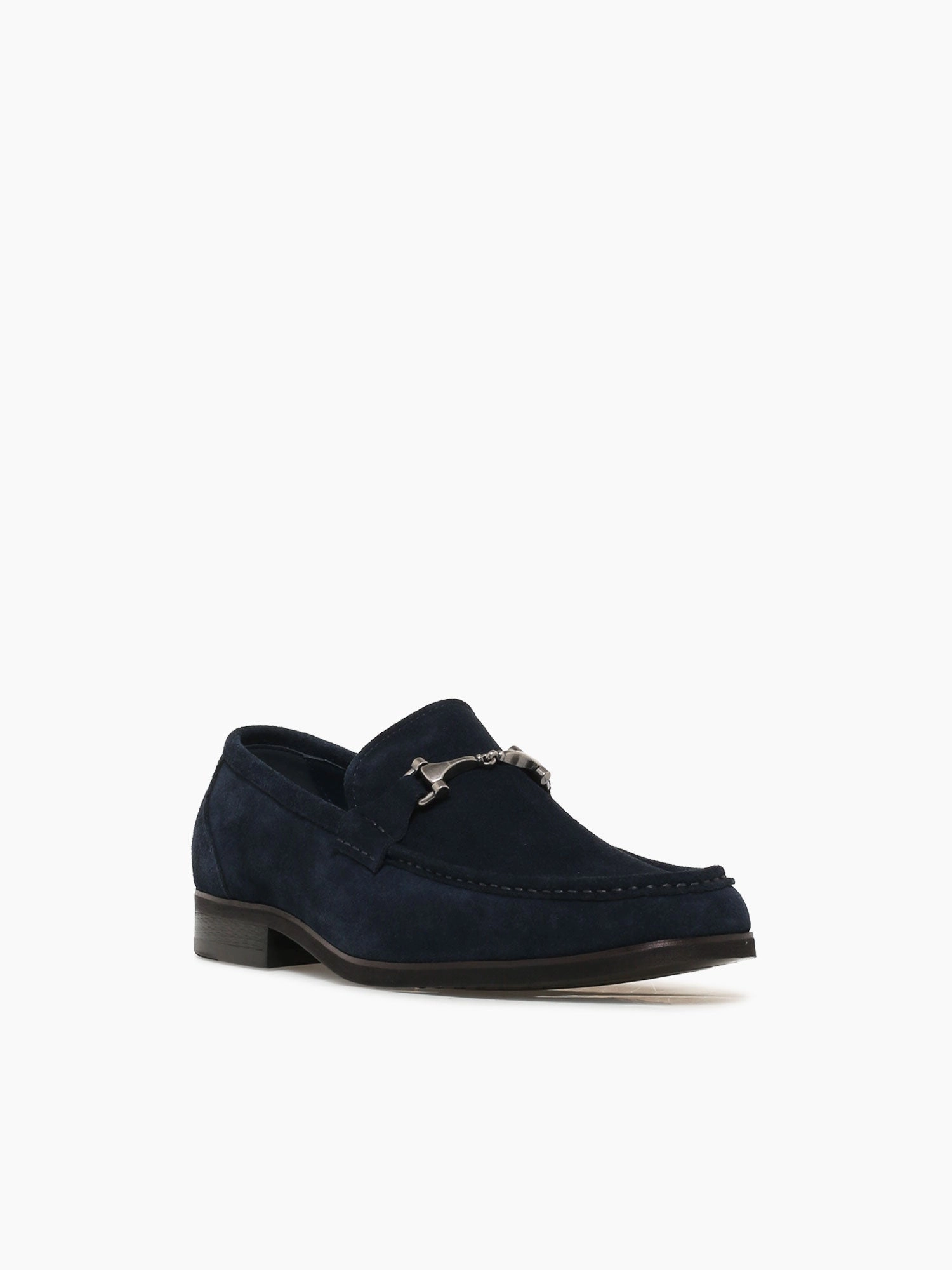 Darius Navy Suede Shoes Slingback Flats