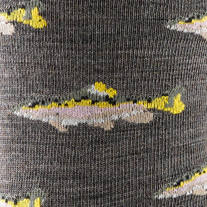 Boots With Buckles Darn Tough Men's Spey Fly Crew Lightweight Lifestyle Sock