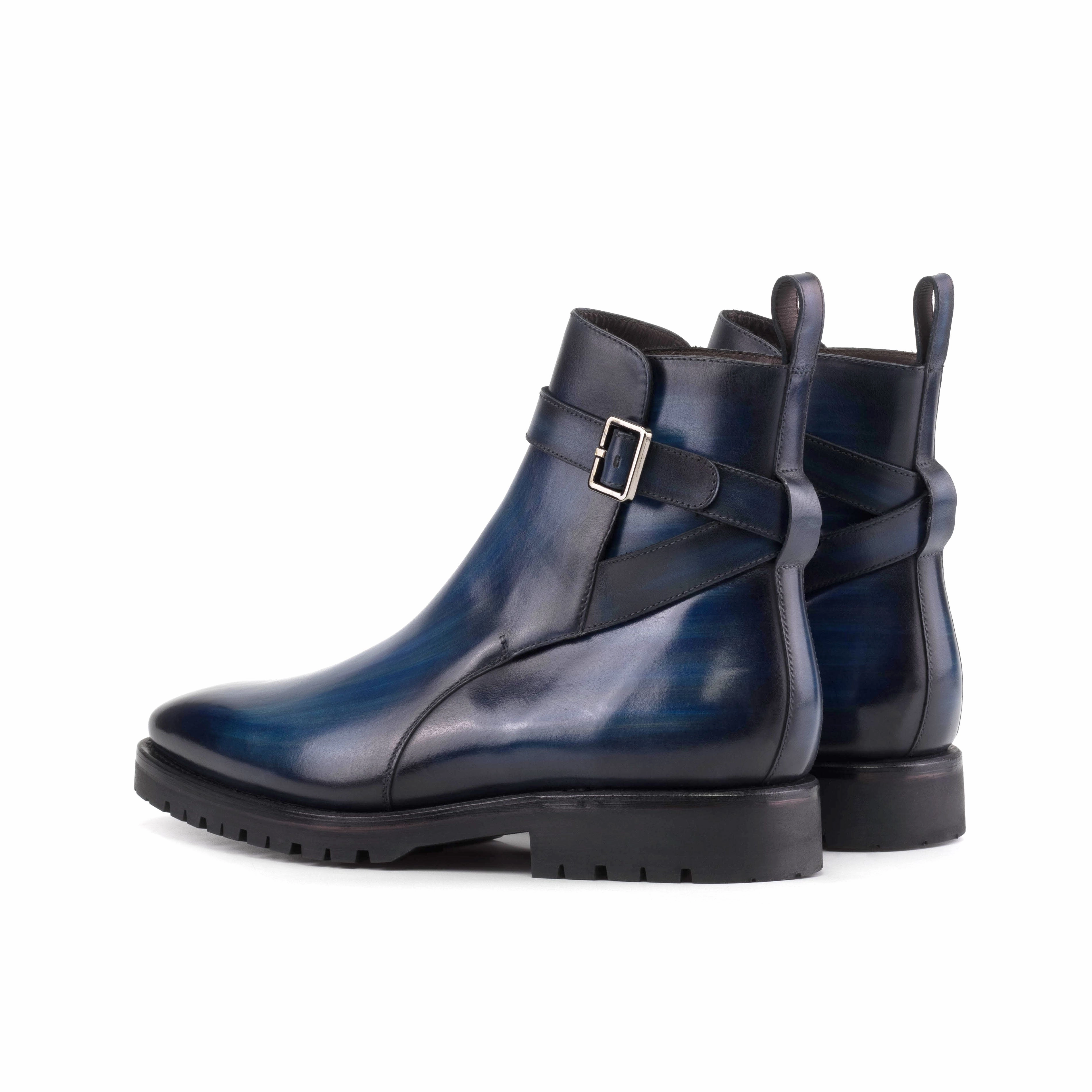 Denim Blue Patina Jodhpur Boots Huckleberry Boots
