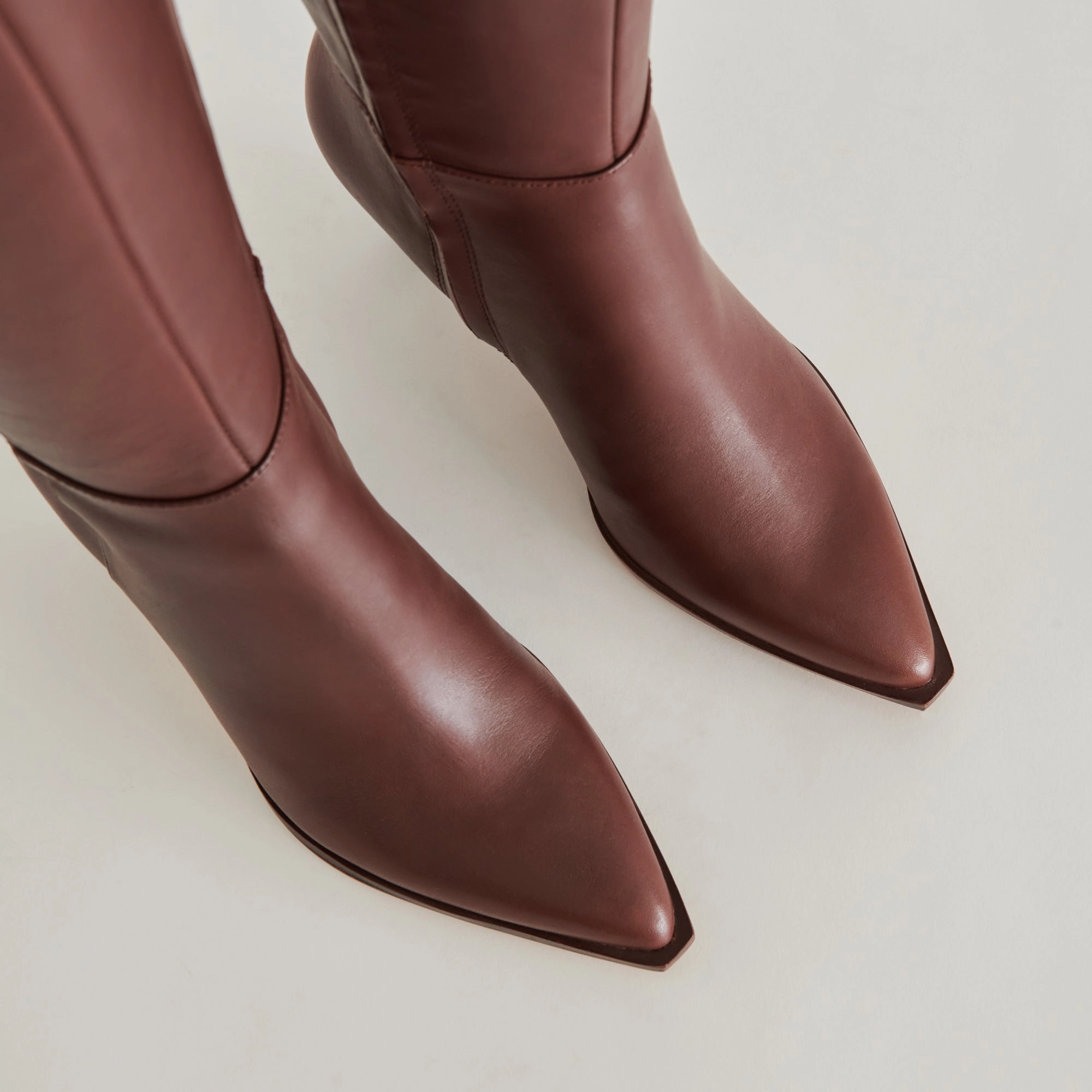 Legging Boots AUGGIE BOOTS CHOCOLATE LEATHER