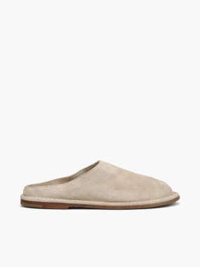 High Heel Shoes That Convert To Flats Capalbio Sabot Taos Taupe Suede