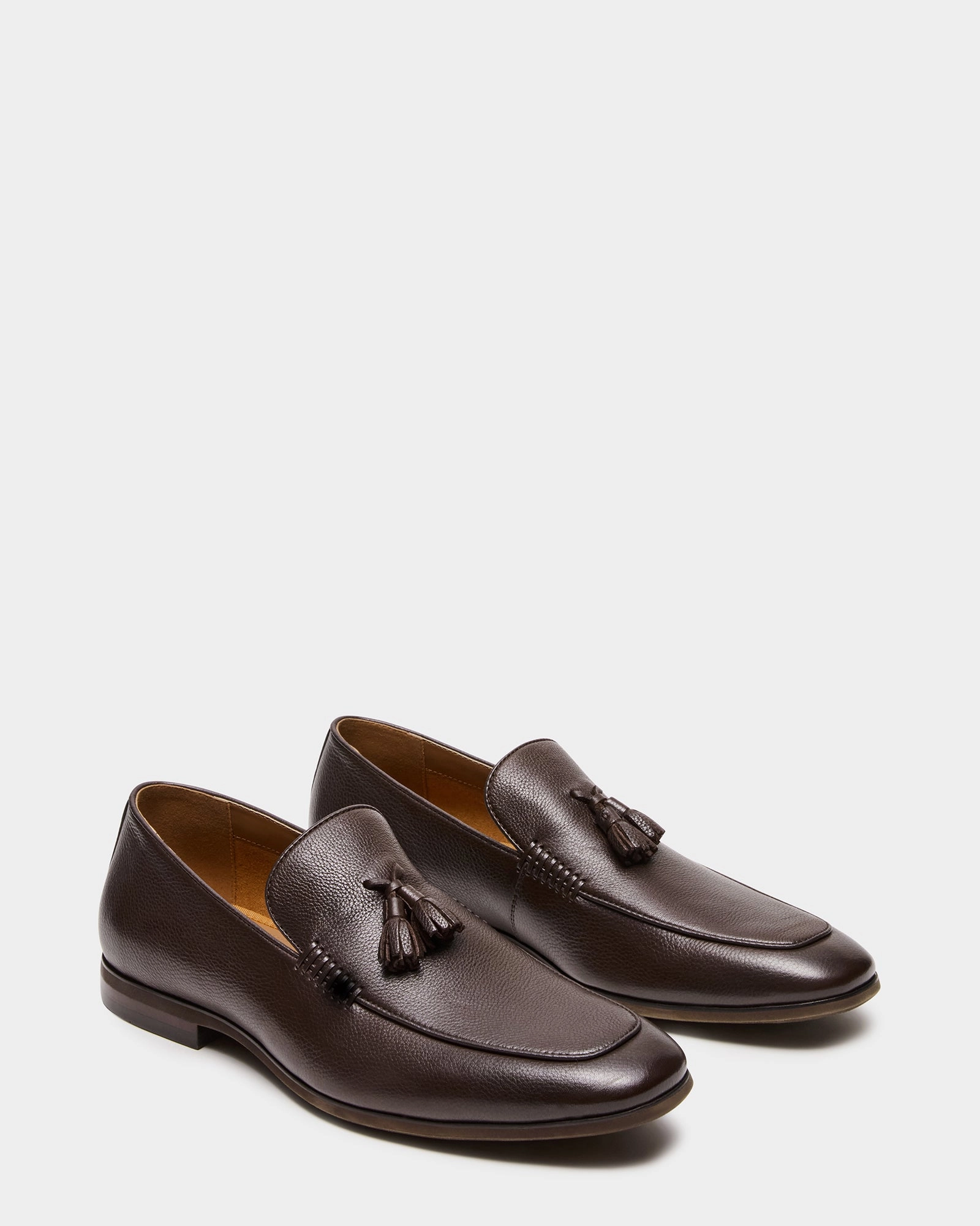 ONDRE BROWN LEATHER Loafers With Strap