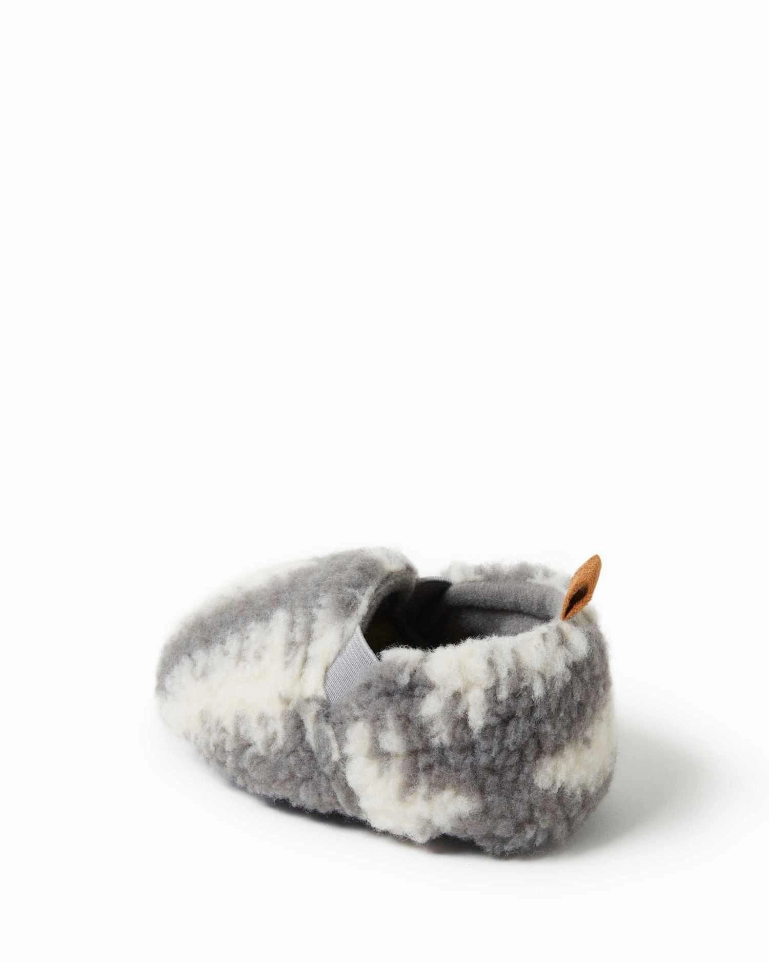 Dearfoams Baby Tree Pattern Closed Back Slippers Romeo Leather Slippers