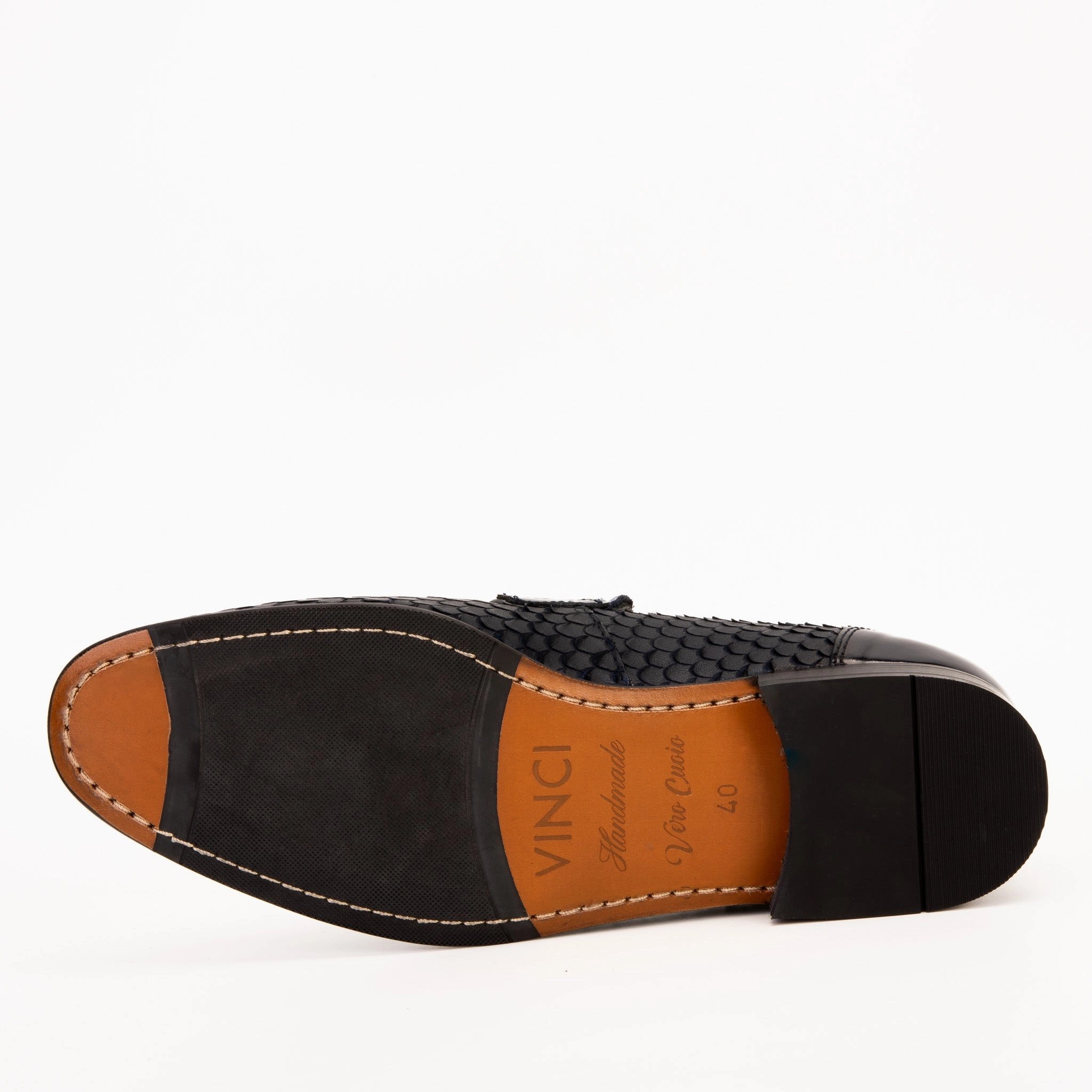 The Monarch Navy Blue Leather Men Dress Shoe Best Casual Dress Shoe