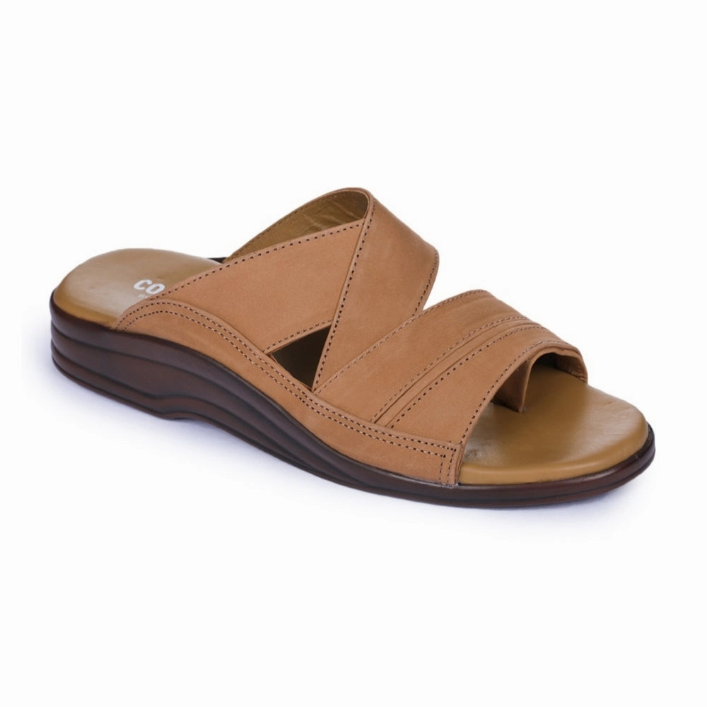 Coolers Casual Brown Slippers For Men 7123-79 By Liberty Traditional Japanese Slippers