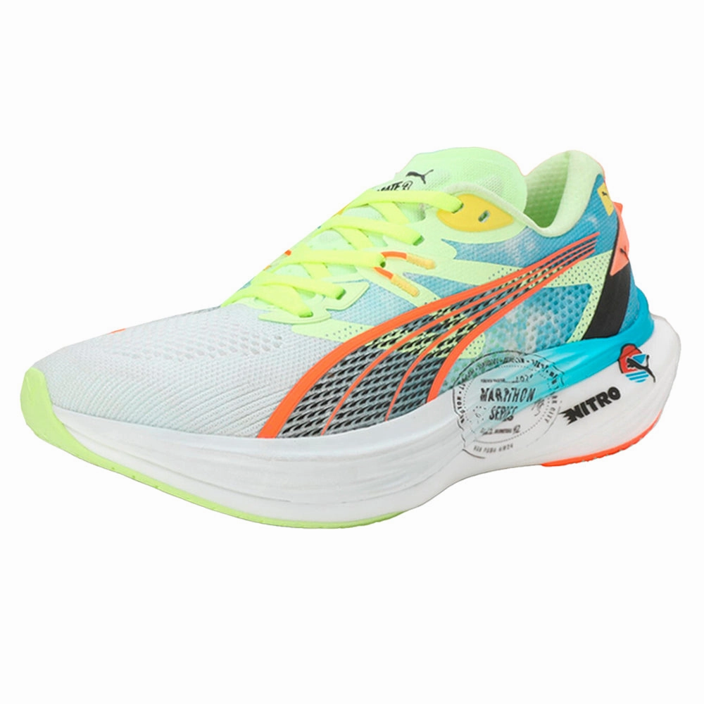 Puma Mirage Shoes Deviate Nitro 3 Marathon Series Running Shoes