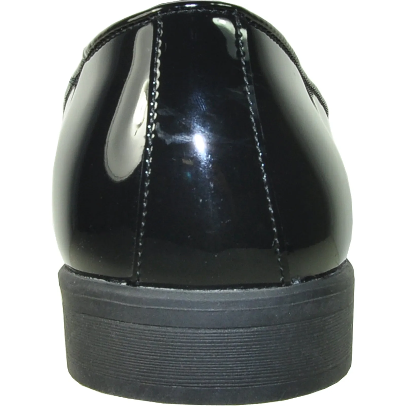 VANGELO Men Dress Shoe VALLO-3 Loafer Formal Tuxedo for Prom & Wedding Black Patent - Wide Width Available - Ortholite Insole Easy Spirit Dress Shoes