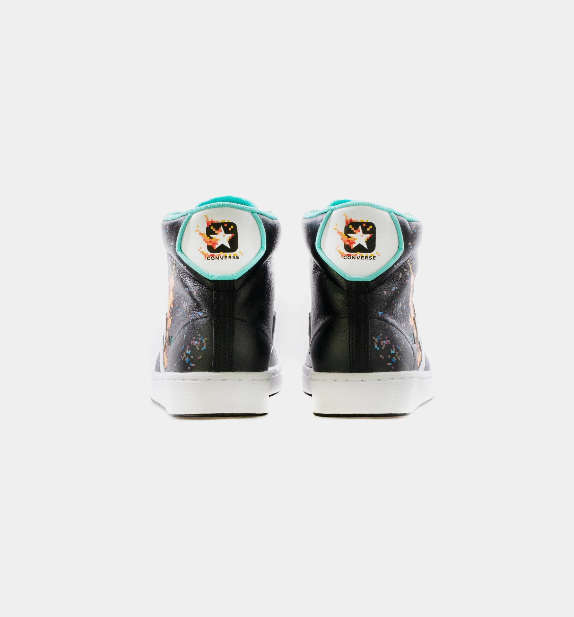 Pro Leather NBA Jam Mens Lifestyle Shoe -  Black/ White/Orange Nxxt Gen Basketball Shoes