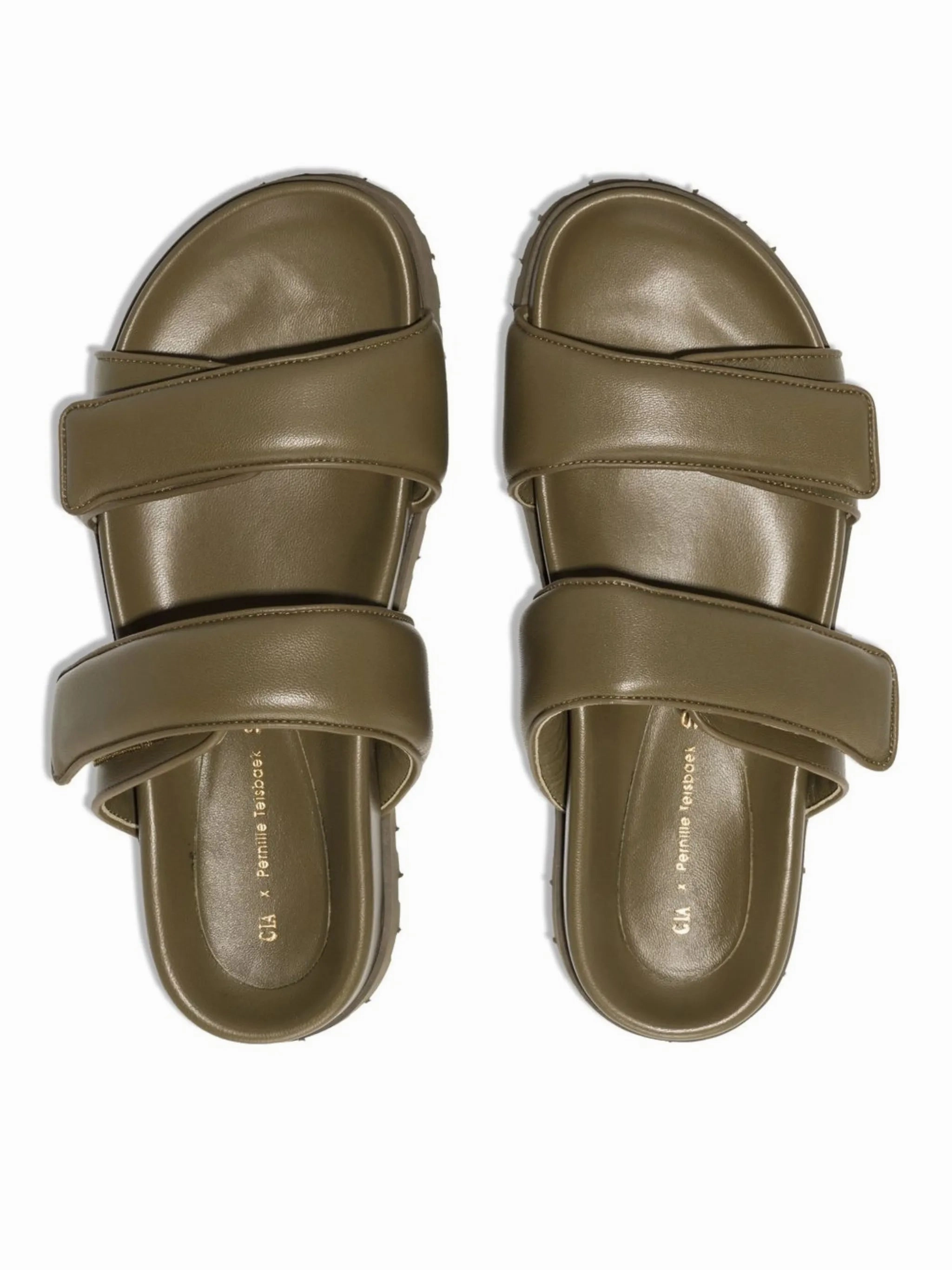 double touch-strap sandals Fake Sandals