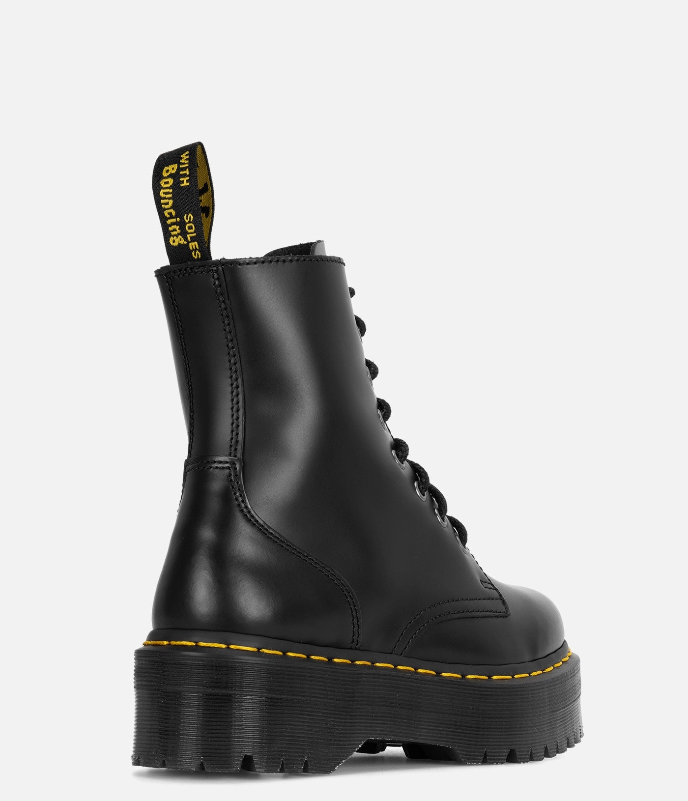 Dr. Martens Jadon Boot Smooth Leather Platforms - Women Boots That Make You Taller