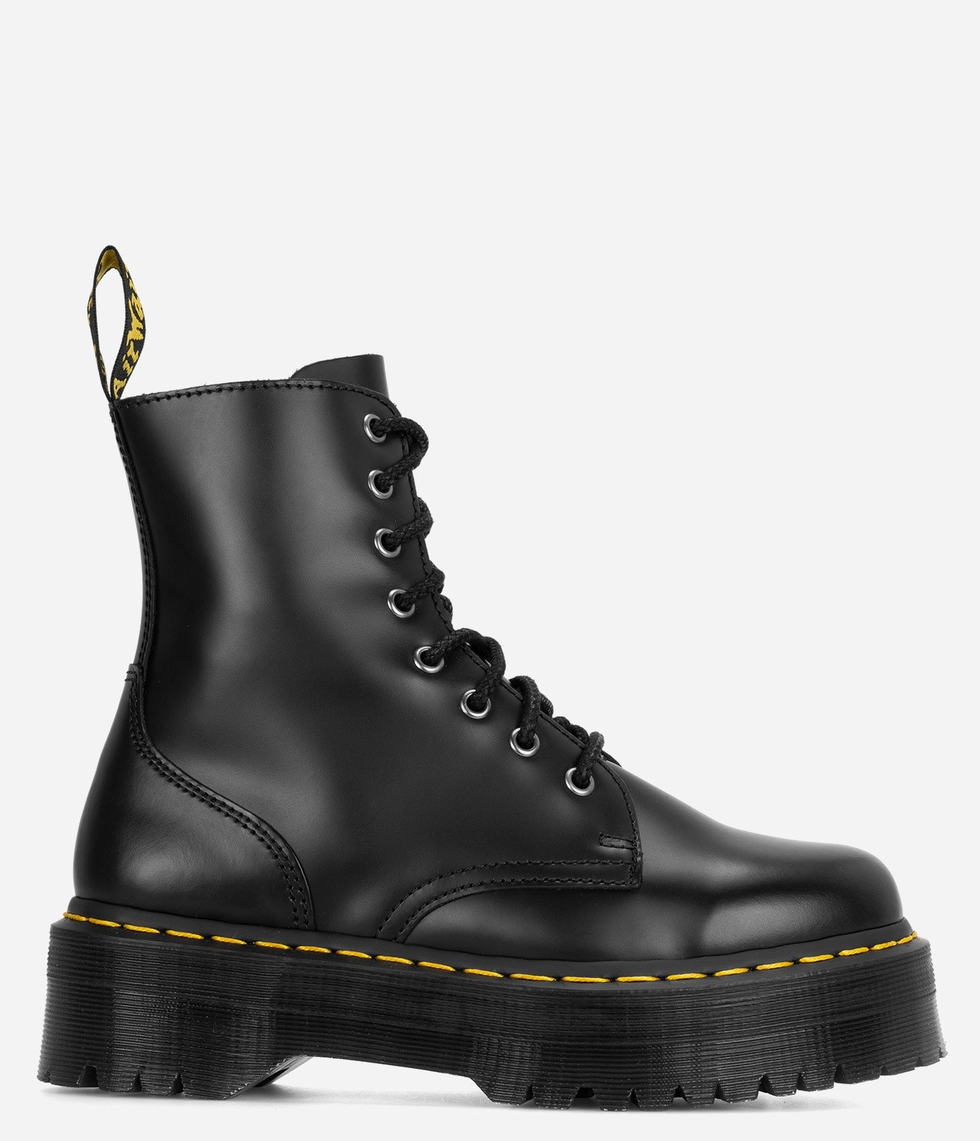 Dr. Martens Jadon Boot Smooth Leather Platforms - Women Leather Boots Ankle